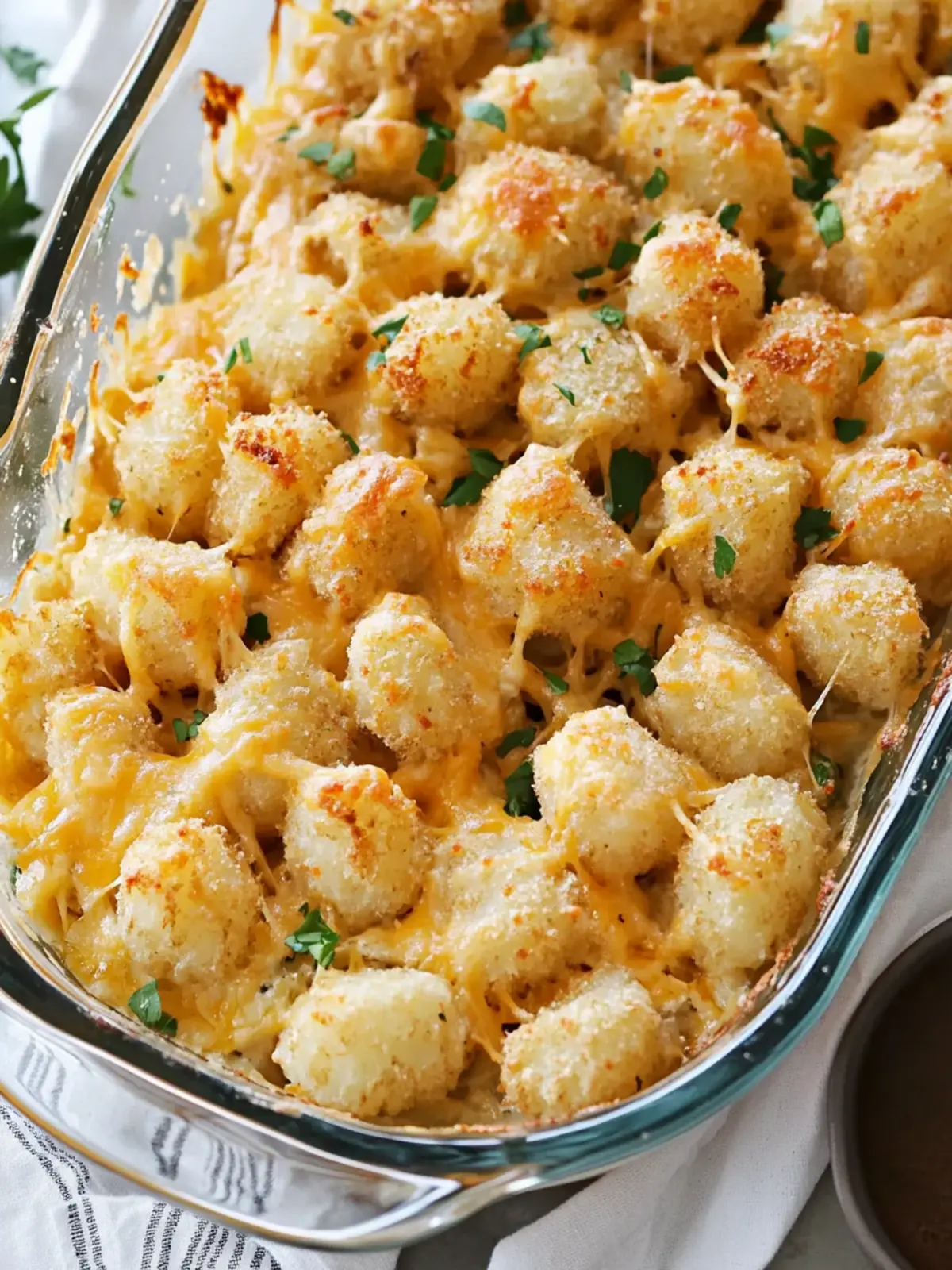 Lighter Tater Tot Casserole