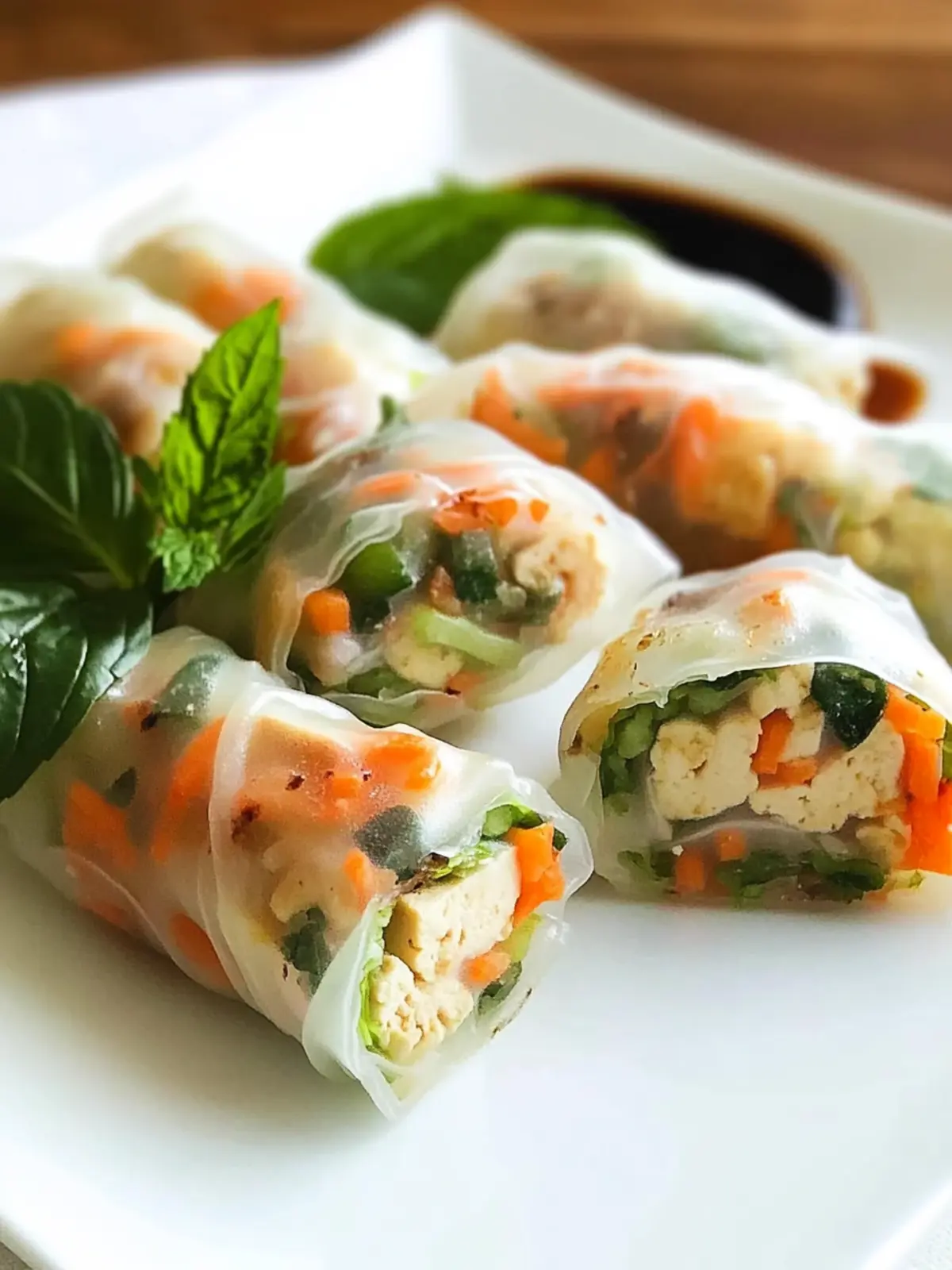 Tofu Spring Rolls