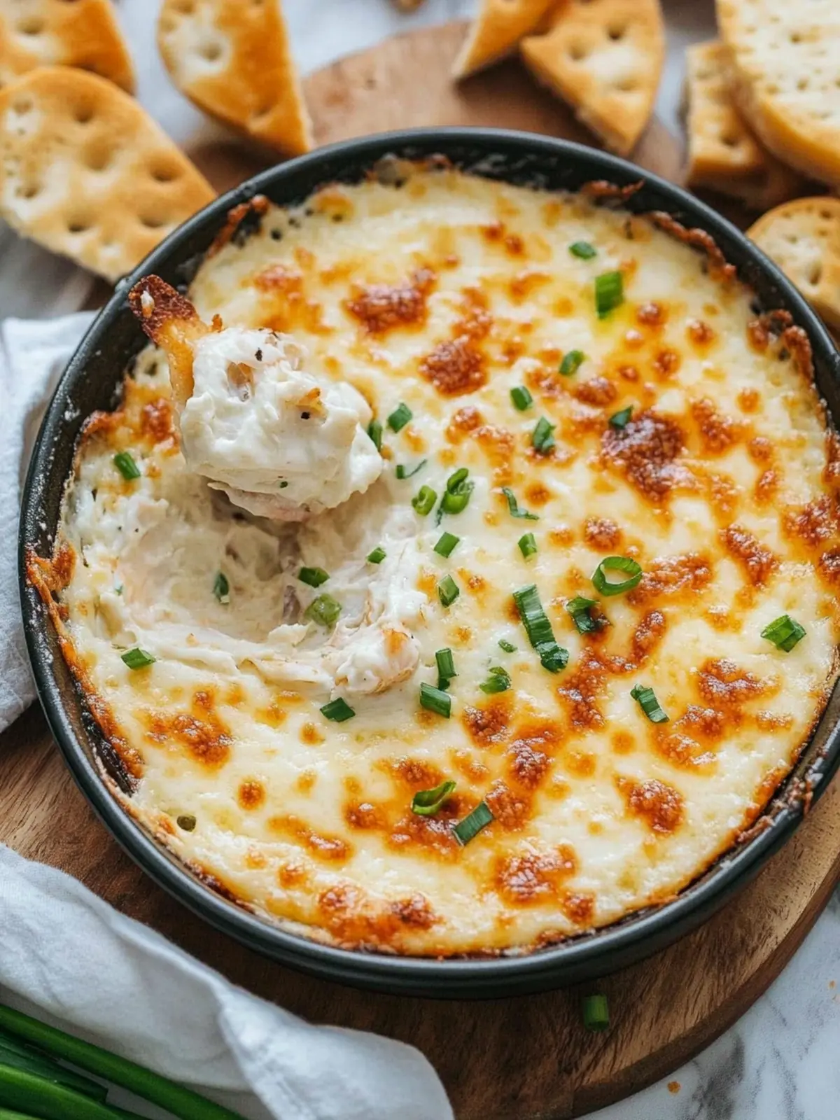 Deliciously Creamy Hot Crab Dip That's Perfect for Sharing 3 Creamy Hot Crab Dip