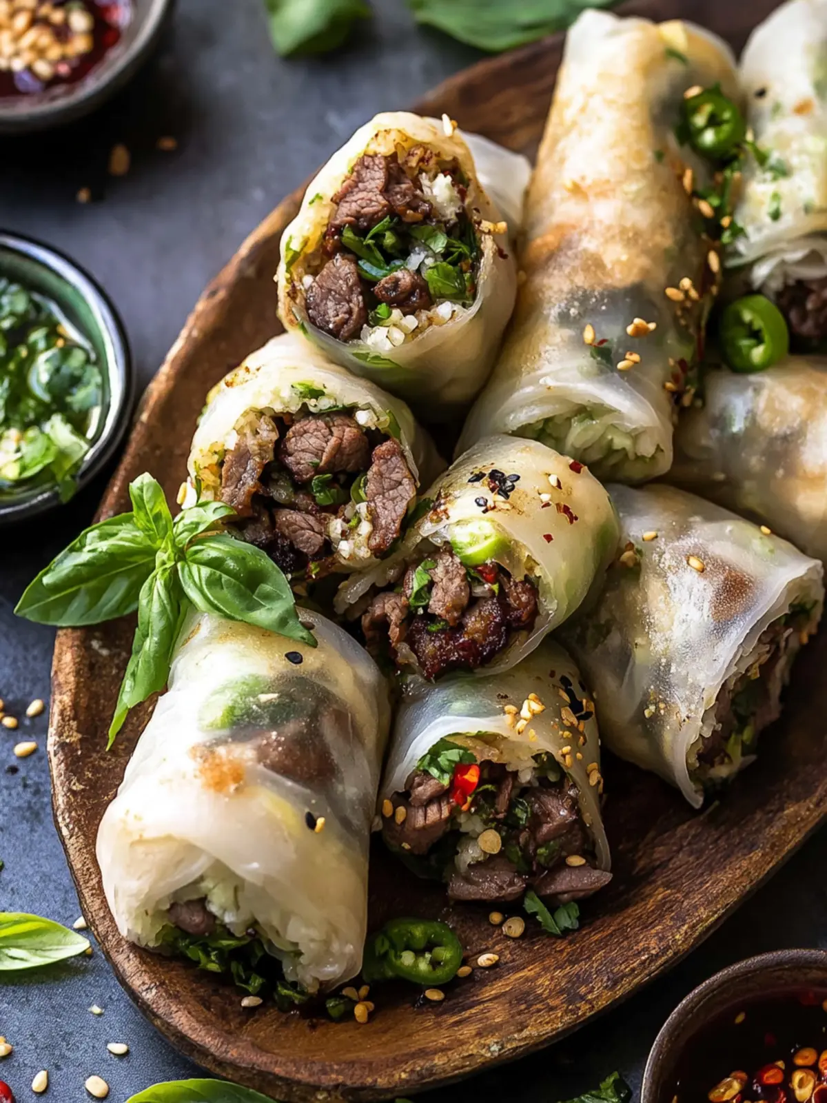 Delicious Thai Basil Beef Rolls That Wow Every Bite 2 Thai Basil Beef Rolls