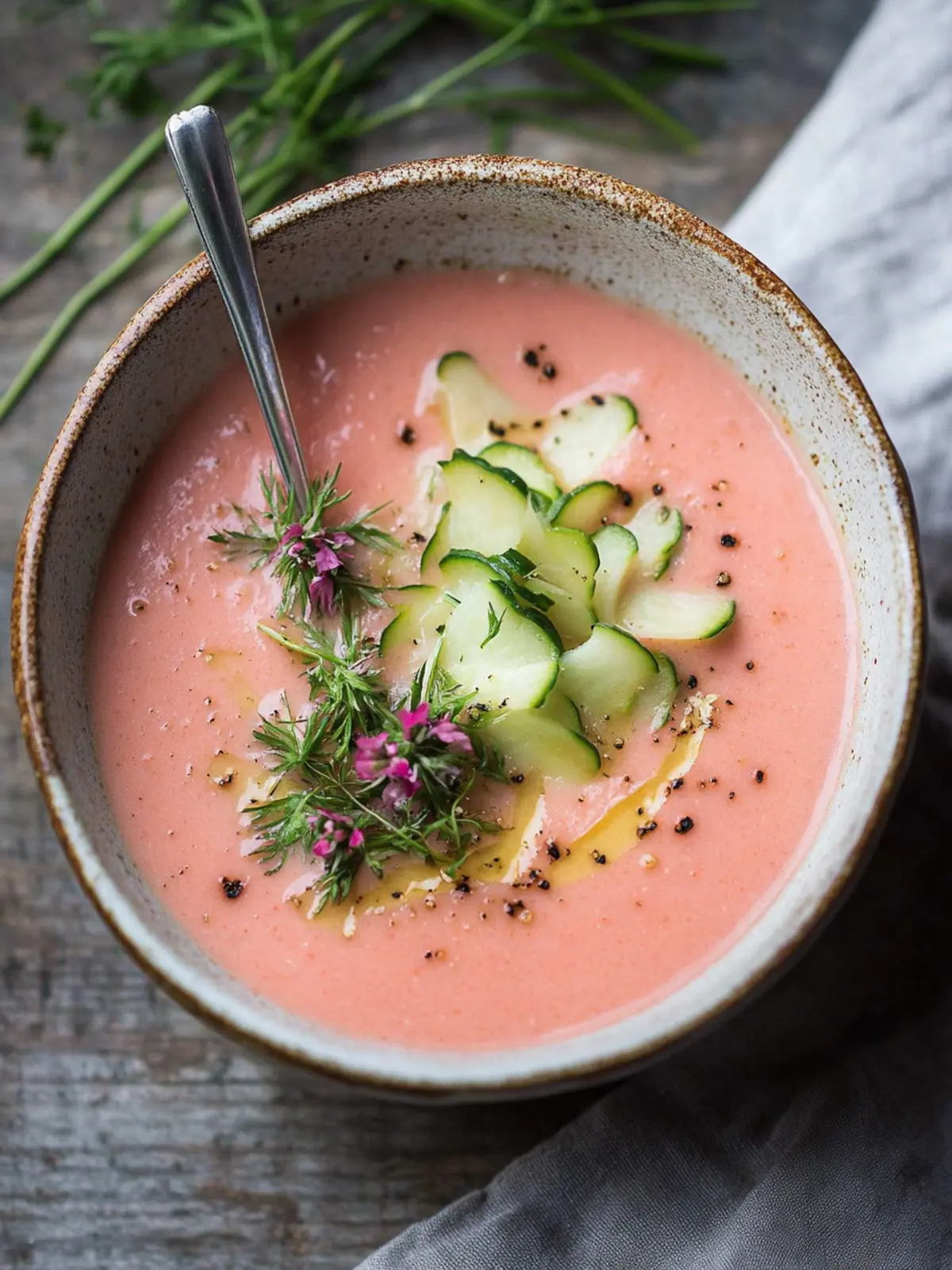 Mississippi Vegan’s Pink Potato Soup