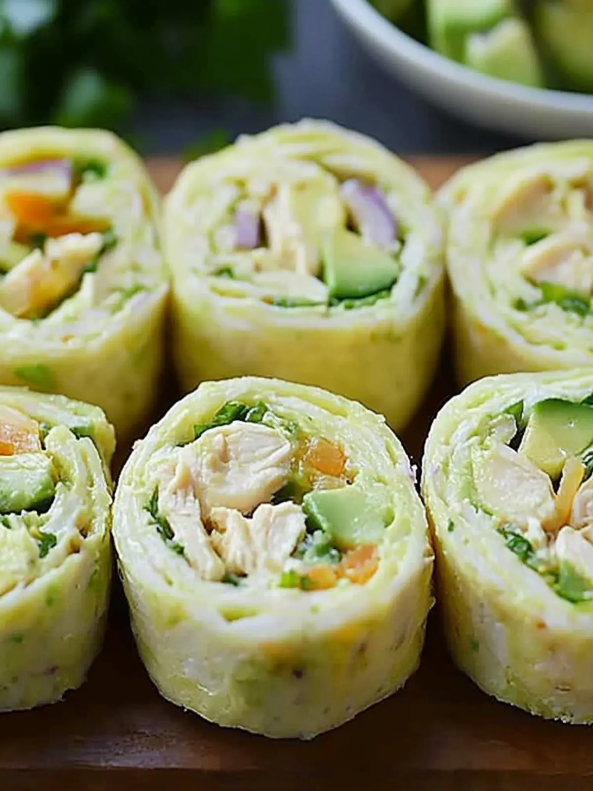 Delicious Chicken Avocado Salad Roll Ups for Quick Meals 3 Chicken Avocado Salad Roll Ups