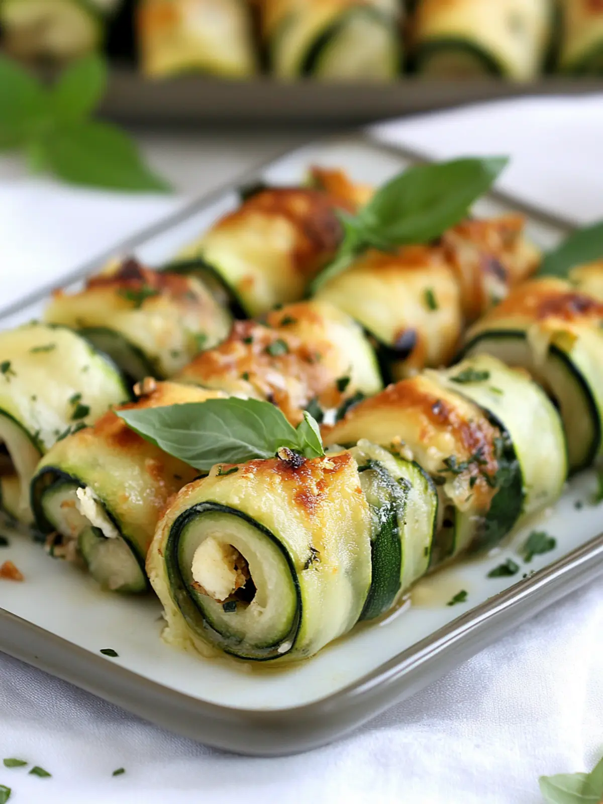 Savory Zucchini Rollatini: A Family-Favorite Comfort Dish 2 Zucchini Rollatini