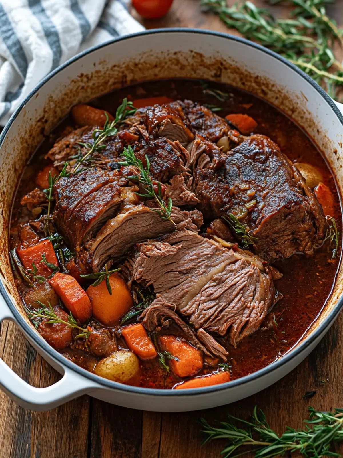 Heavenly Italian Pot Roast Stracotto for Cozy Dinners 4 Italian Pot Roast (Stracotto)