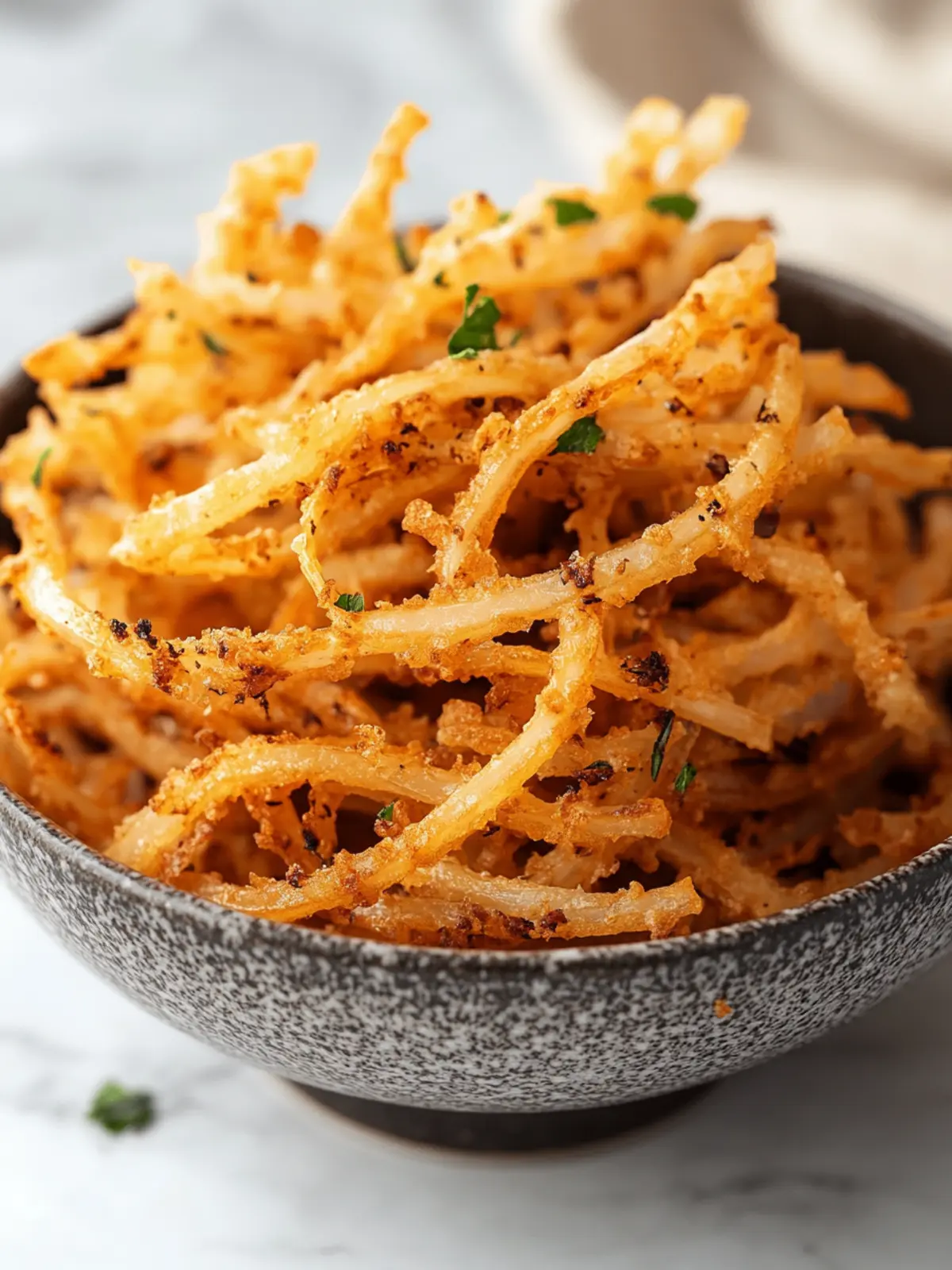 Crispy Air Fryer Onion Straws Your New Favorite Snack 3 Air Fryer Onion Straws