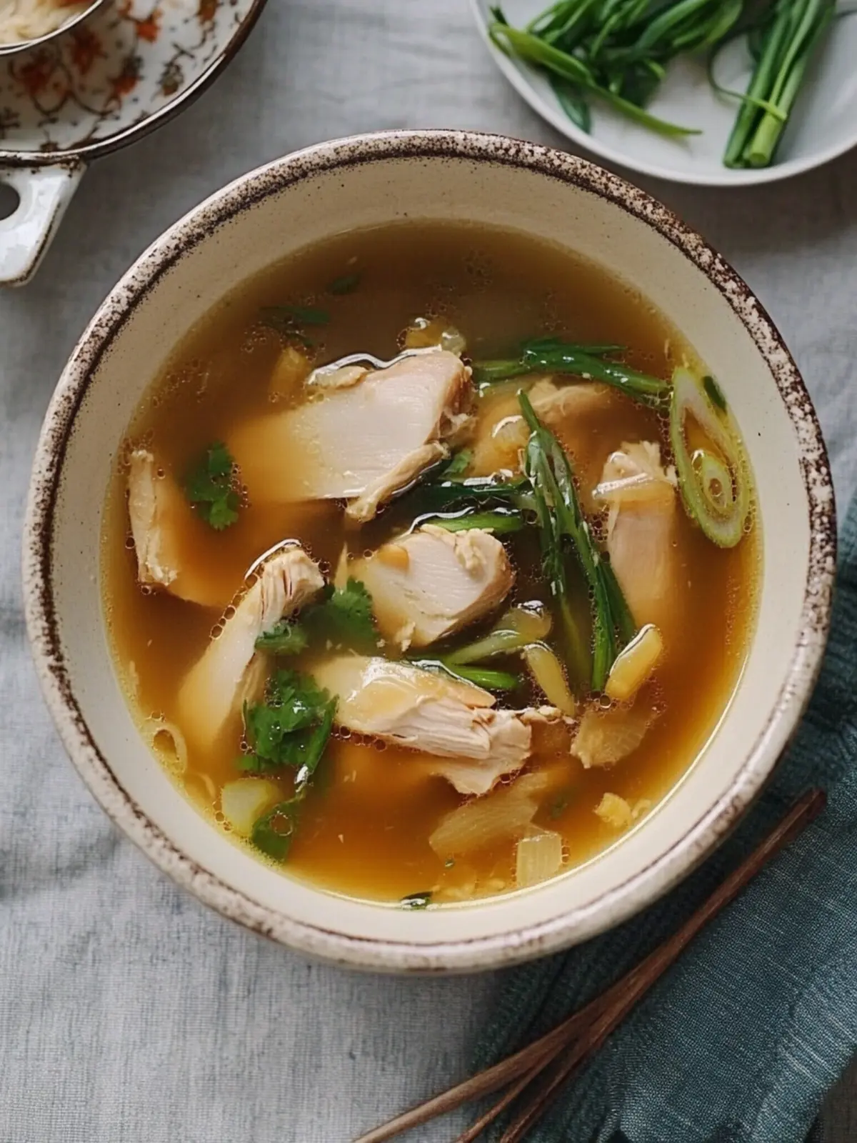 Taiwanese Sesame Oil Chicken Soup