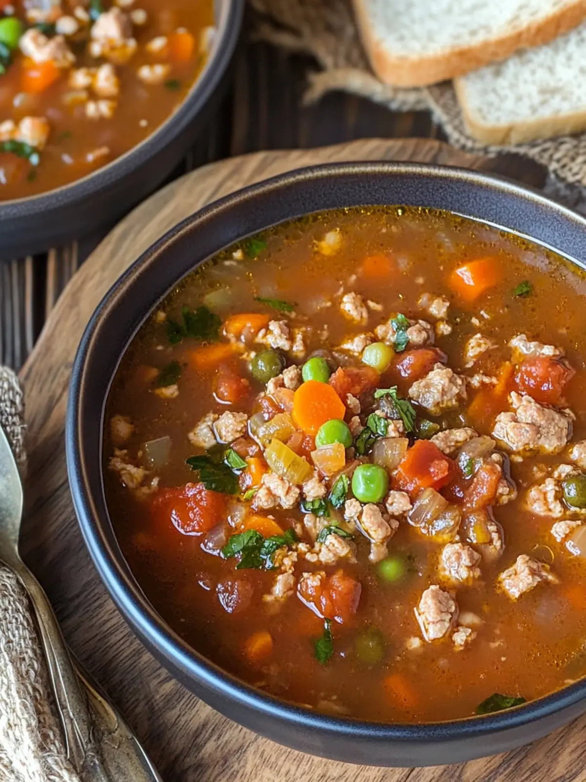 Hearty Italian Turkey Burger Soup That Warms Your Soul 5 Italian Turkey Burger Soup