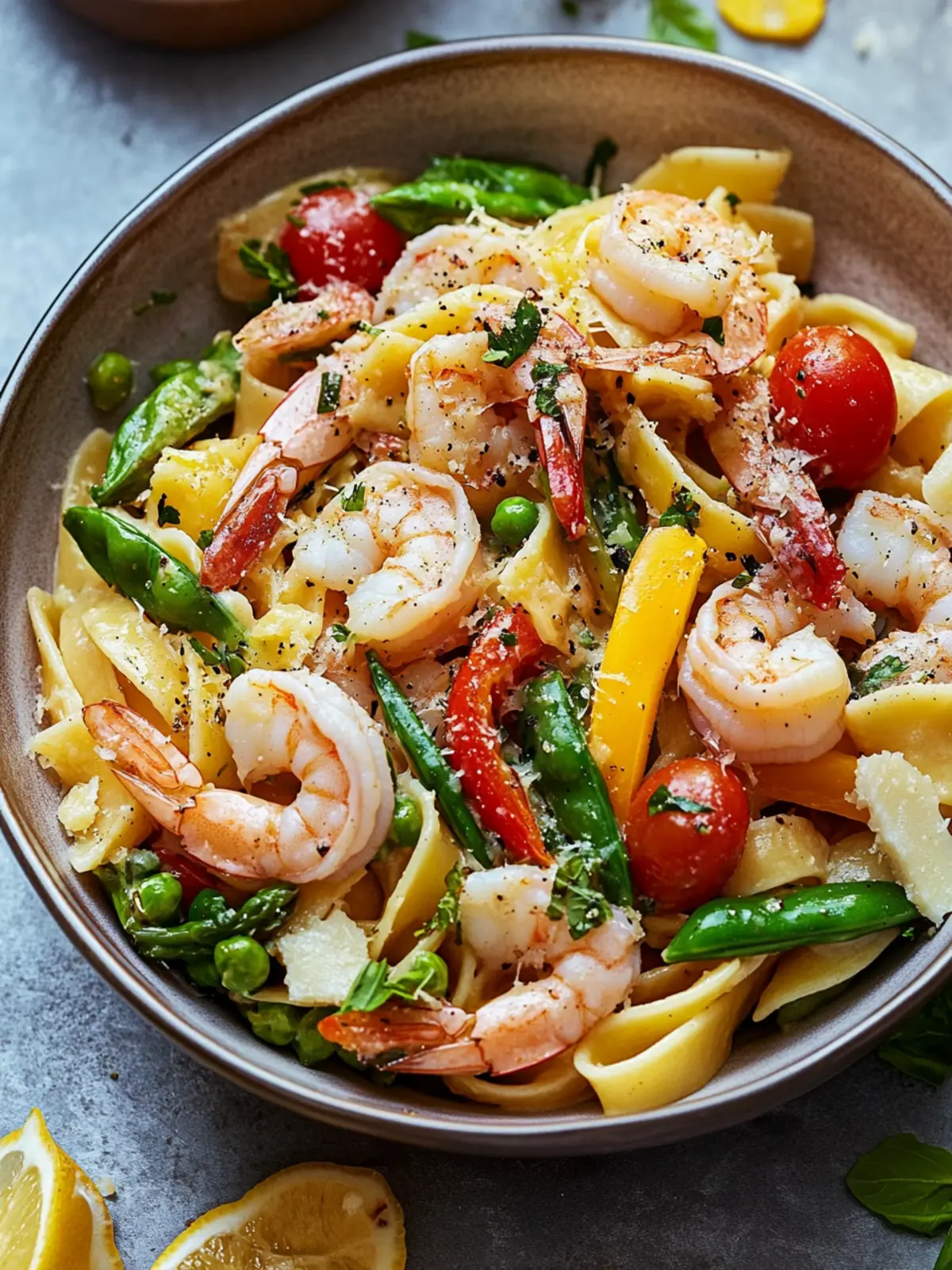 One Pot Shrimp Pasta Primavera: Quick, Creamy, and Colorful 2 One Pot Shrimp Pasta Primavera