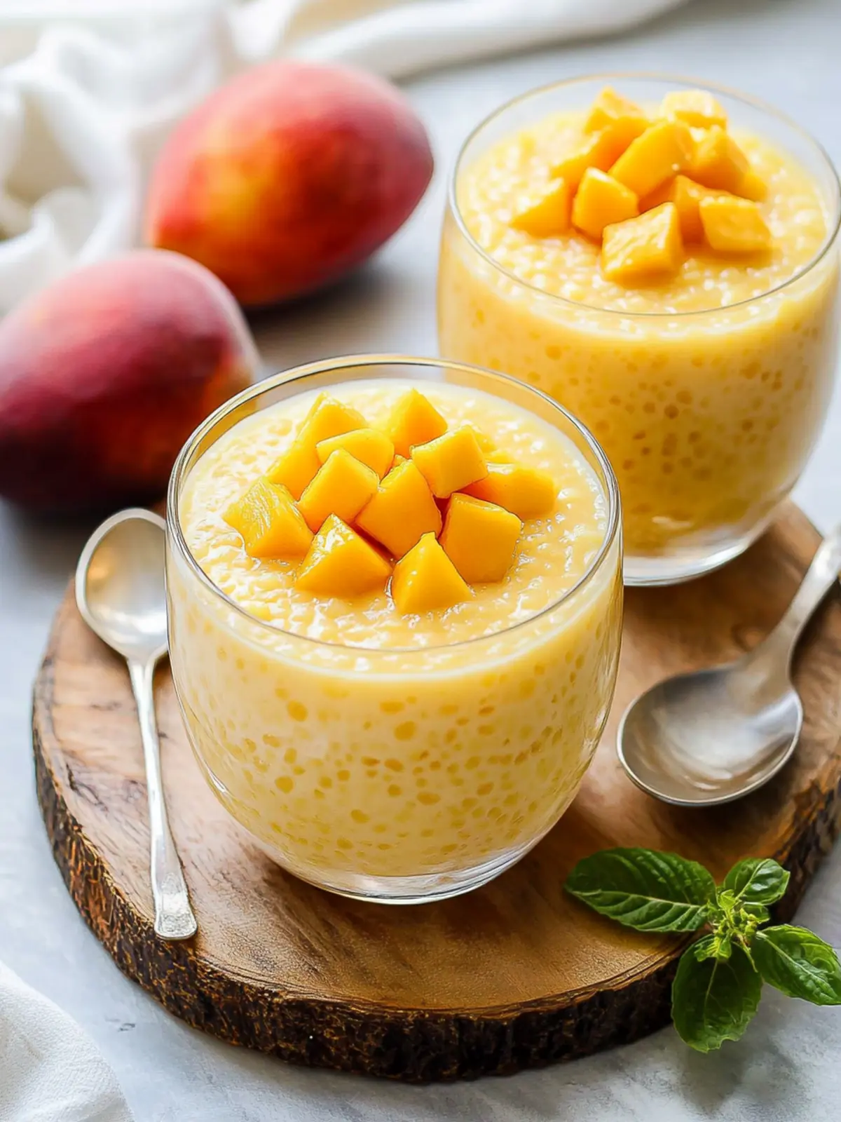 Creamy Mango Tapioca Pudding That Will Brighten Your Day 4 Mango Tapioca Pudding (Mango Sago)