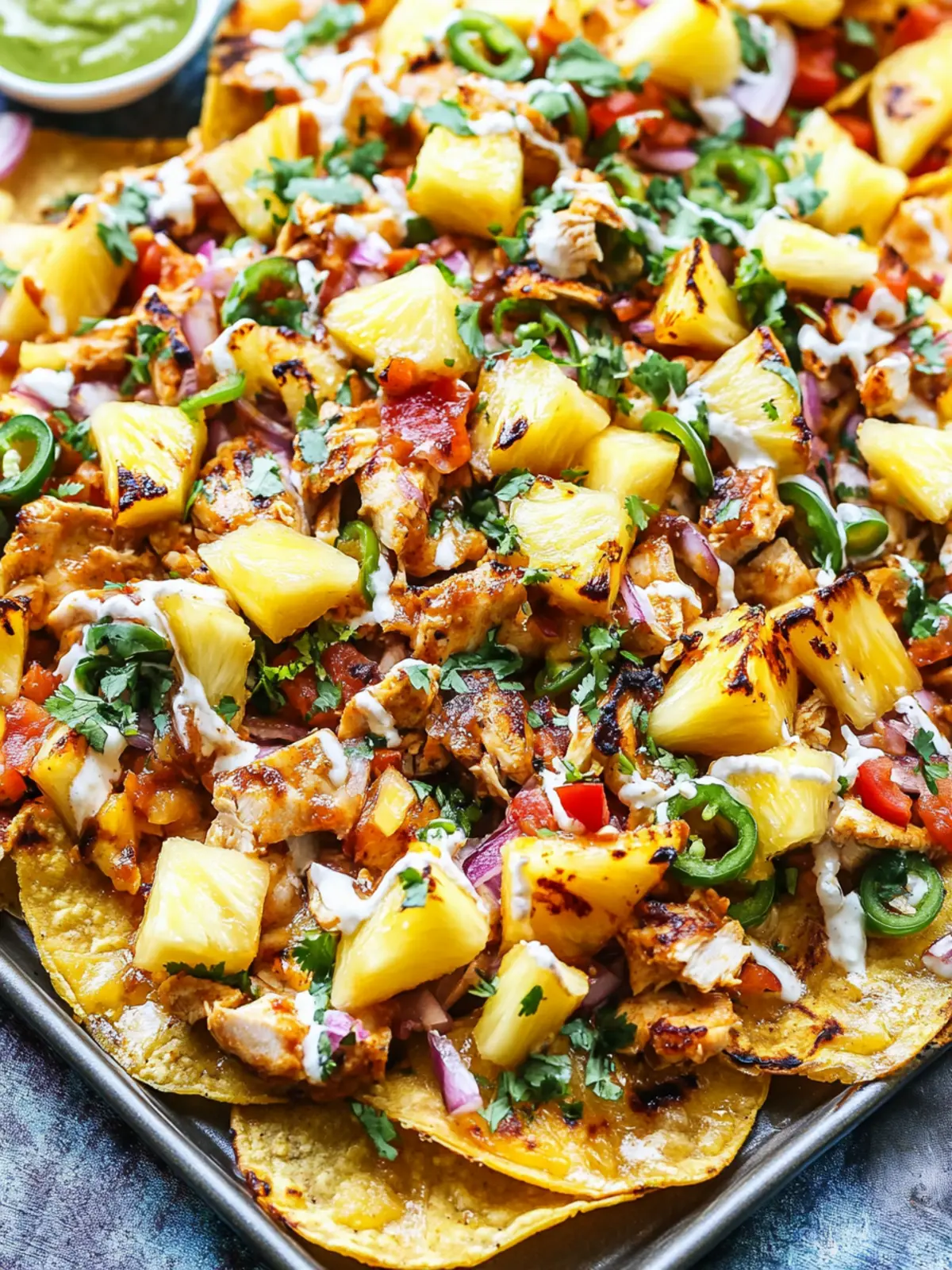 BBQ Chicken and Grilled Pineapple Nachos for Flavor Lovers 2 BBQ Chicken and Grilled Pineapple Nachos