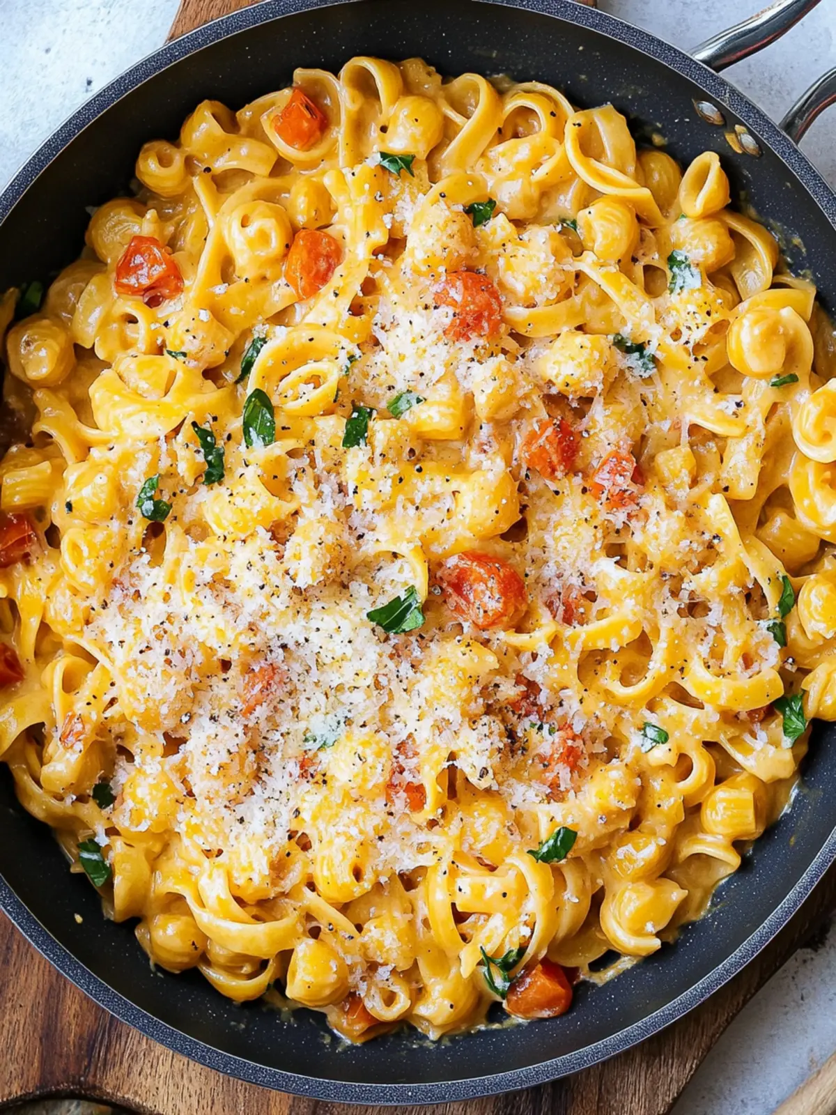 Savory One-Pan Pasta with Creamy Beef and Pumpkin Twist 3 One-Pan Pasta