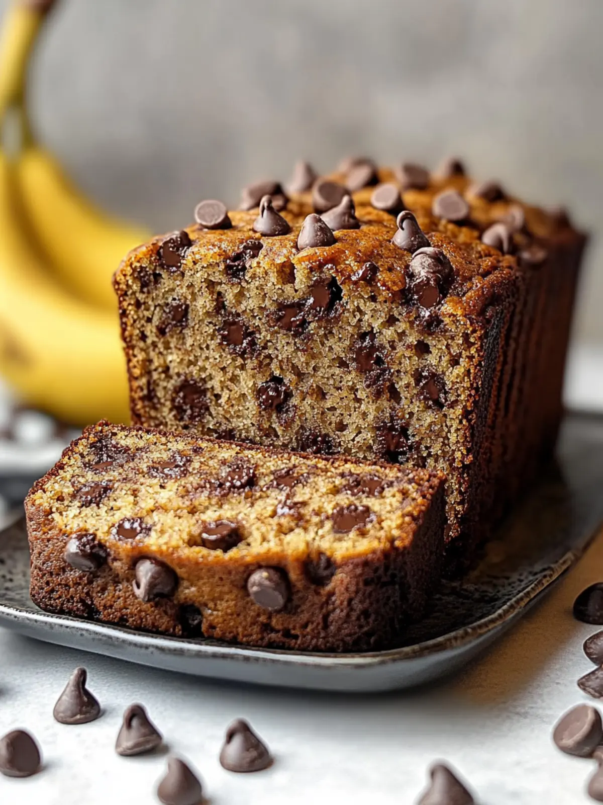 Moist Chocolate Chip Banana Bread That's Irresistibly Good 5 Moist Chocolate Chip Banana Bread