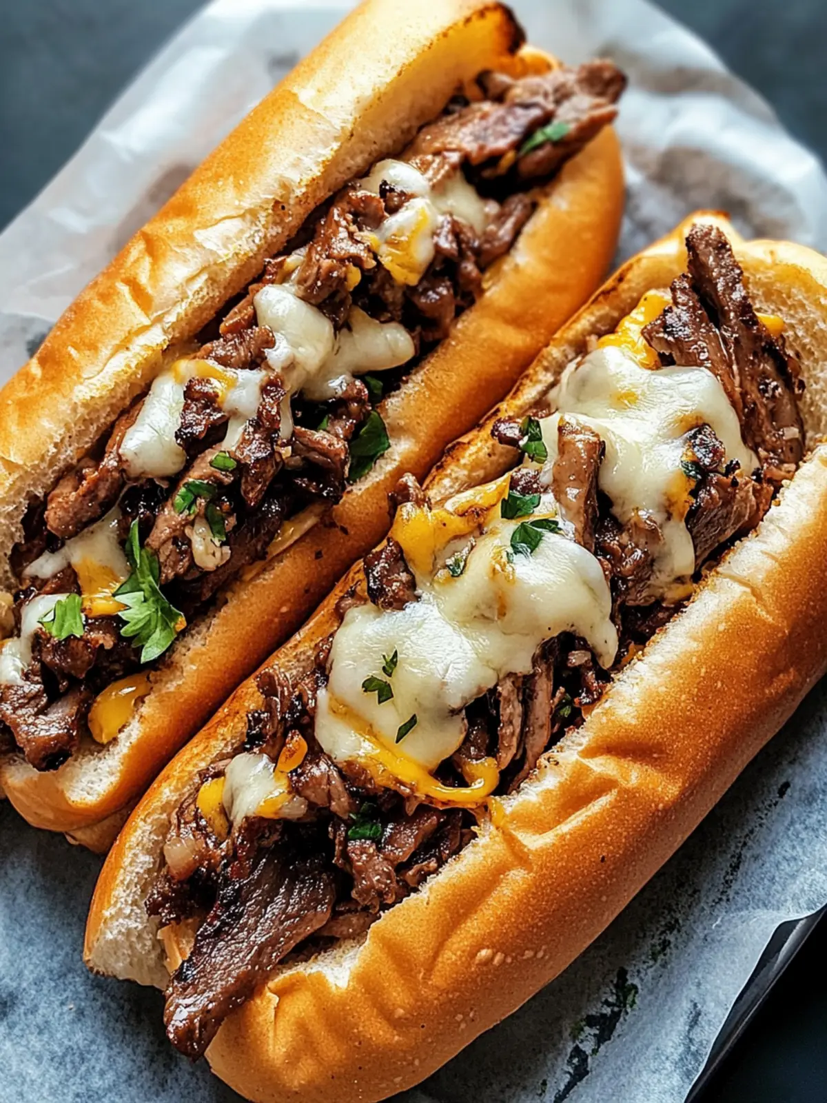 Irresistible Philly Cheesesteak with Creamy Garlic Mayo 4 Philly Cheesesteak