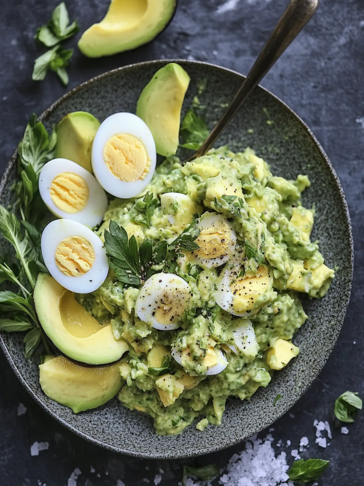 Delicious Herby Avocado Egg Salad for a Quick Healthy Lunch 2 Herby Avocado Egg Salad