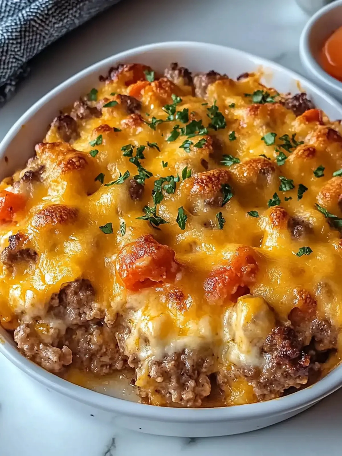 Cheddar Bay Hamburger Casserole: Quick Comfort for Busy Nights 3 Cheddar Bay Hamburger Casserole