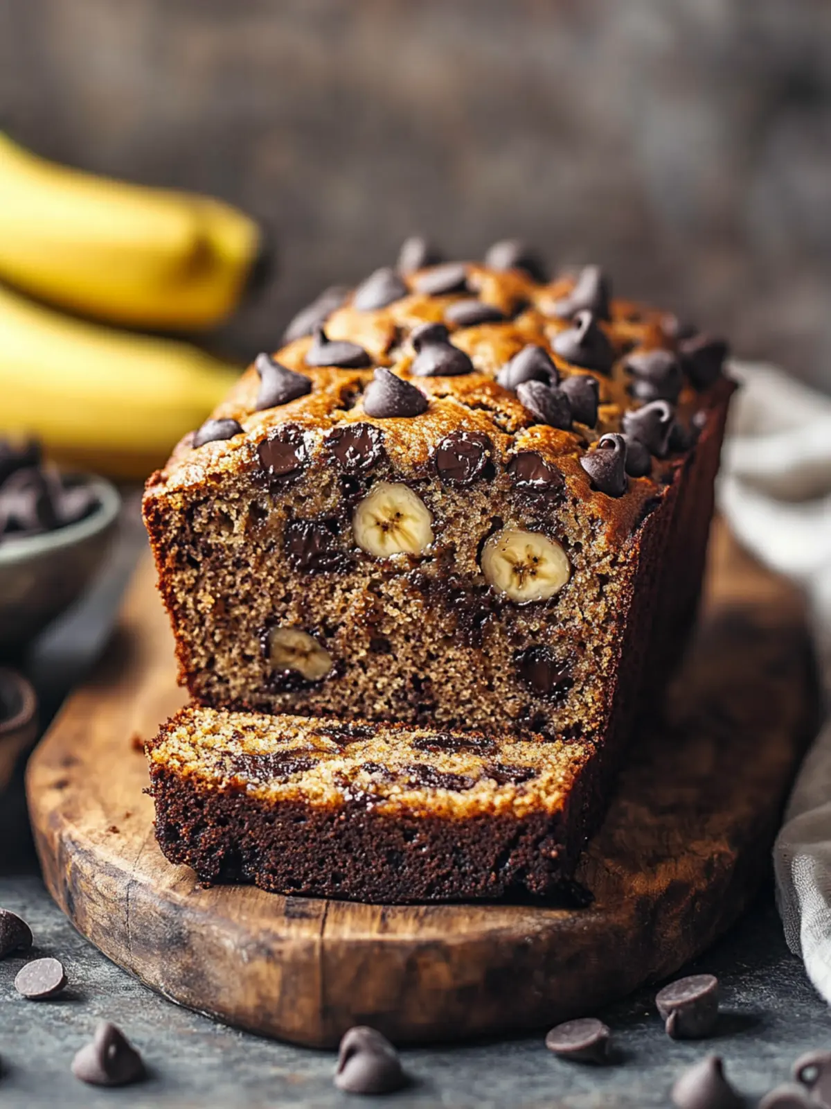 Moist Chocolate Chip Banana Bread That's Irresistibly Good 2 Moist Chocolate Chip Banana Bread