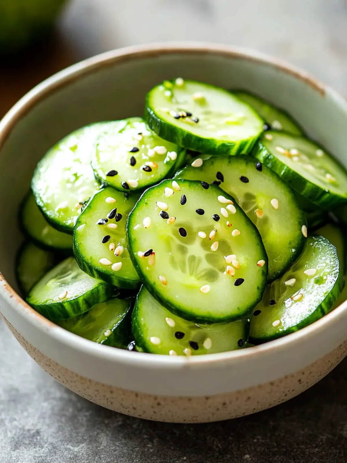 Refreshing Sunomono: Zesty Japanese Cucumber Salad Delight 2 Sunomono (Japanese Cucumber Salad)
