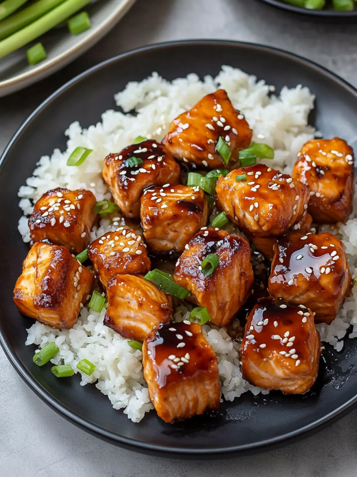Air Fryer Teriyaki Salmon Bites That Wow Your Tastebuds 2 Air Fryer Teriyaki Salmon Bites