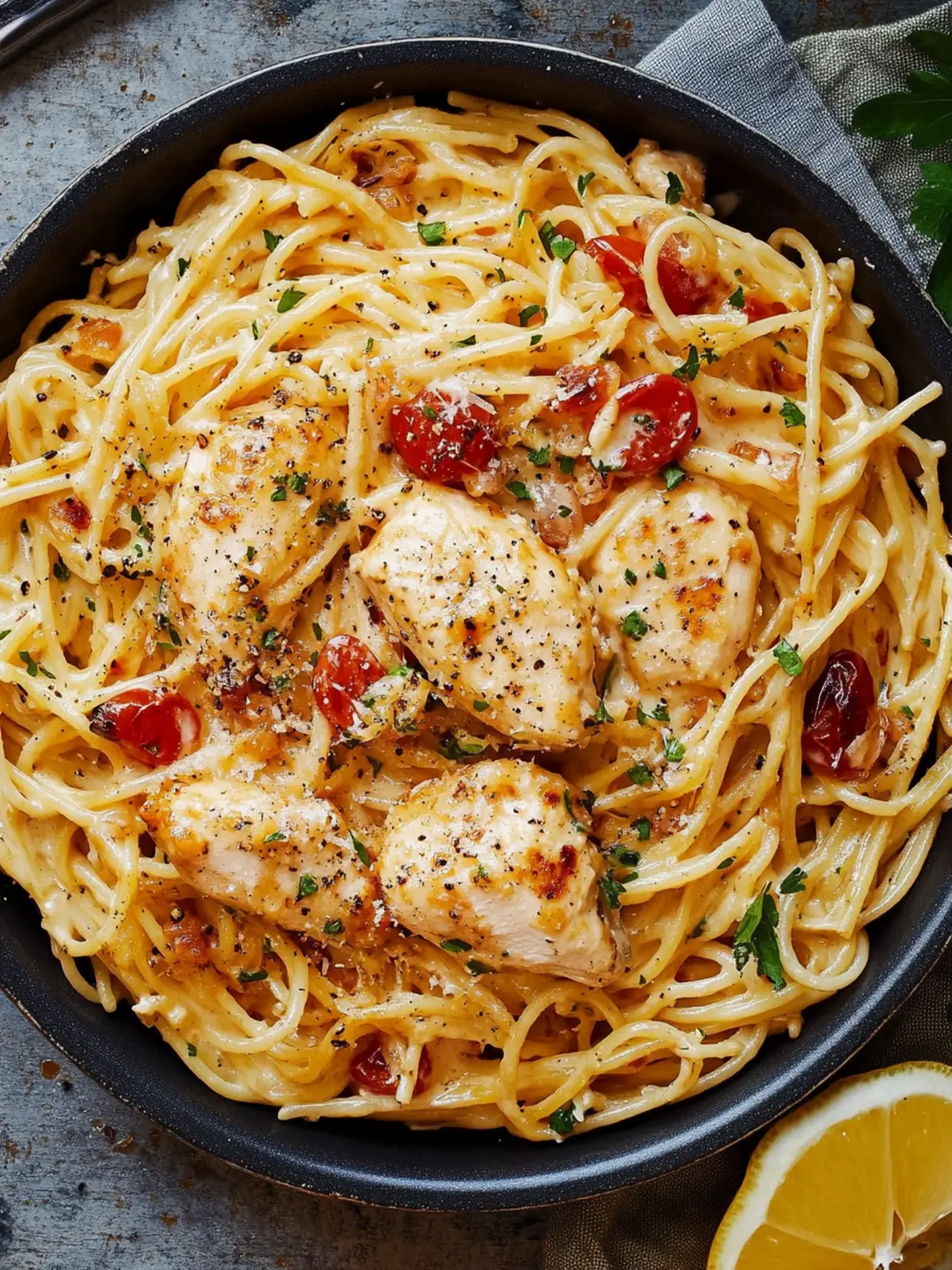 Creamy Chicken Pasta That's Ready in 30 Minutes or Less 3 Creamy Chicken Pasta