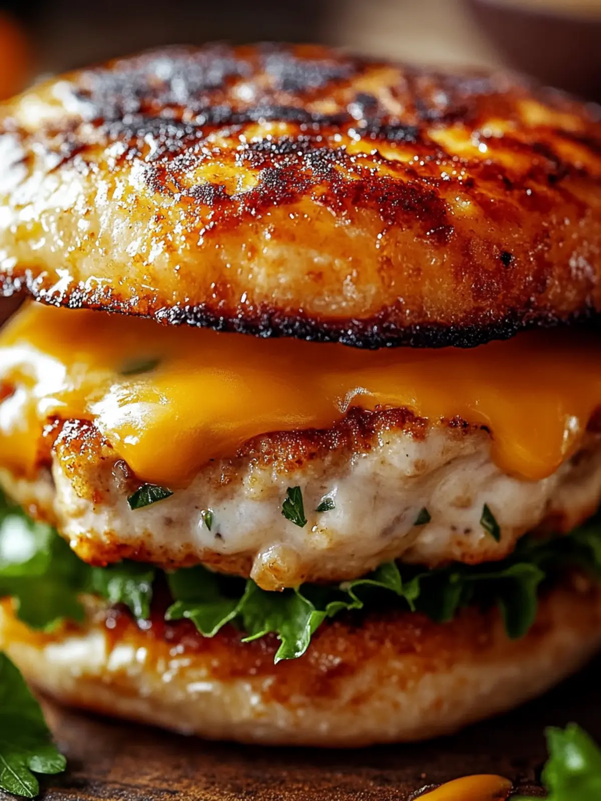 Cheddar Ranch Chicken Burgers: A Healthier BBQ Delight 5 Cheddar Ranch Chicken Burgers