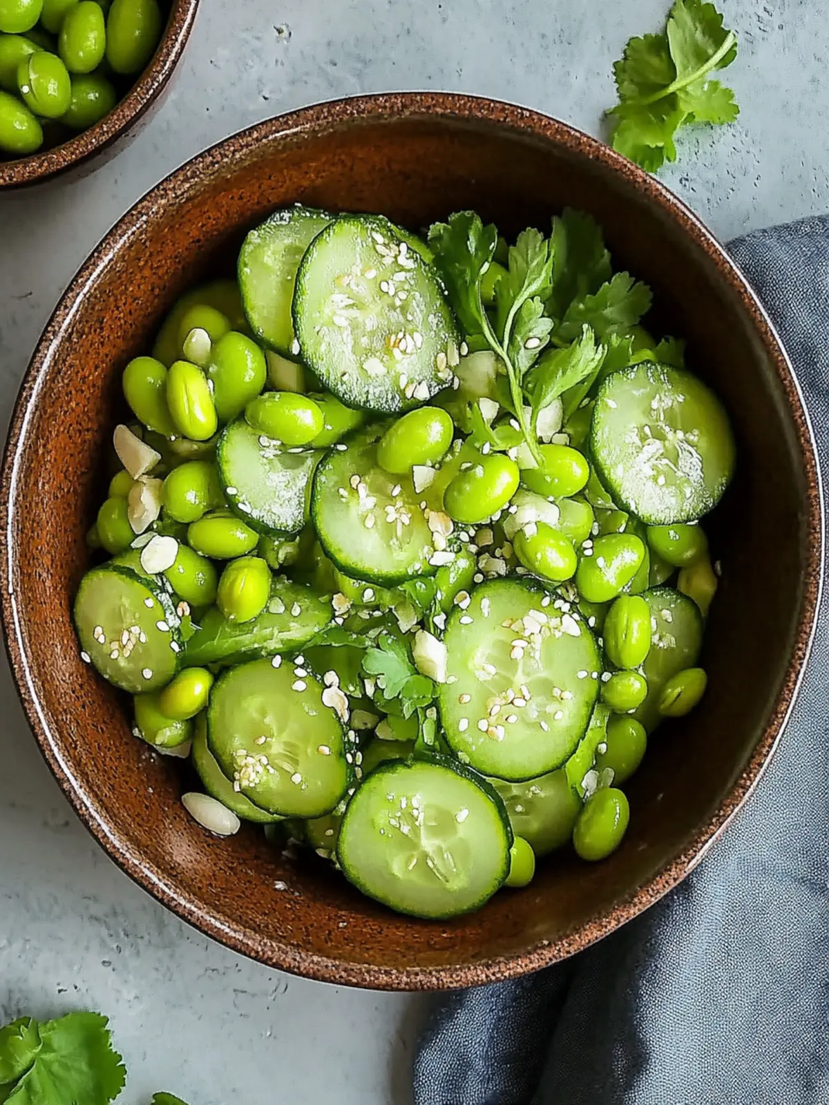 Crisp Cucumber Edamame Salad for Refreshing Summer Meals 4 Cucumber Edamame Salad