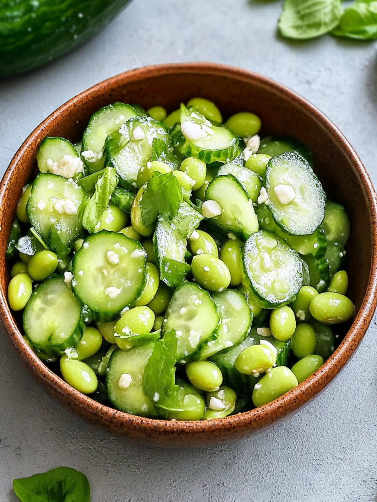 Crisp Cucumber Edamame Salad for Refreshing Summer Meals 3 Cucumber Edamame Salad