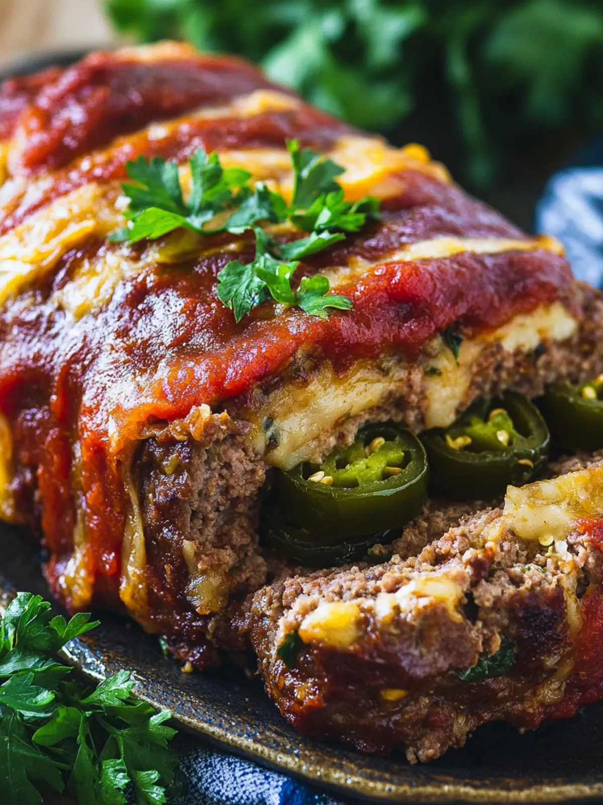 Jalapeno Popper Stuffed Meatloaf for a Flavor Explosion! 3 Jalapeno Popper Stuffed Meatloaf