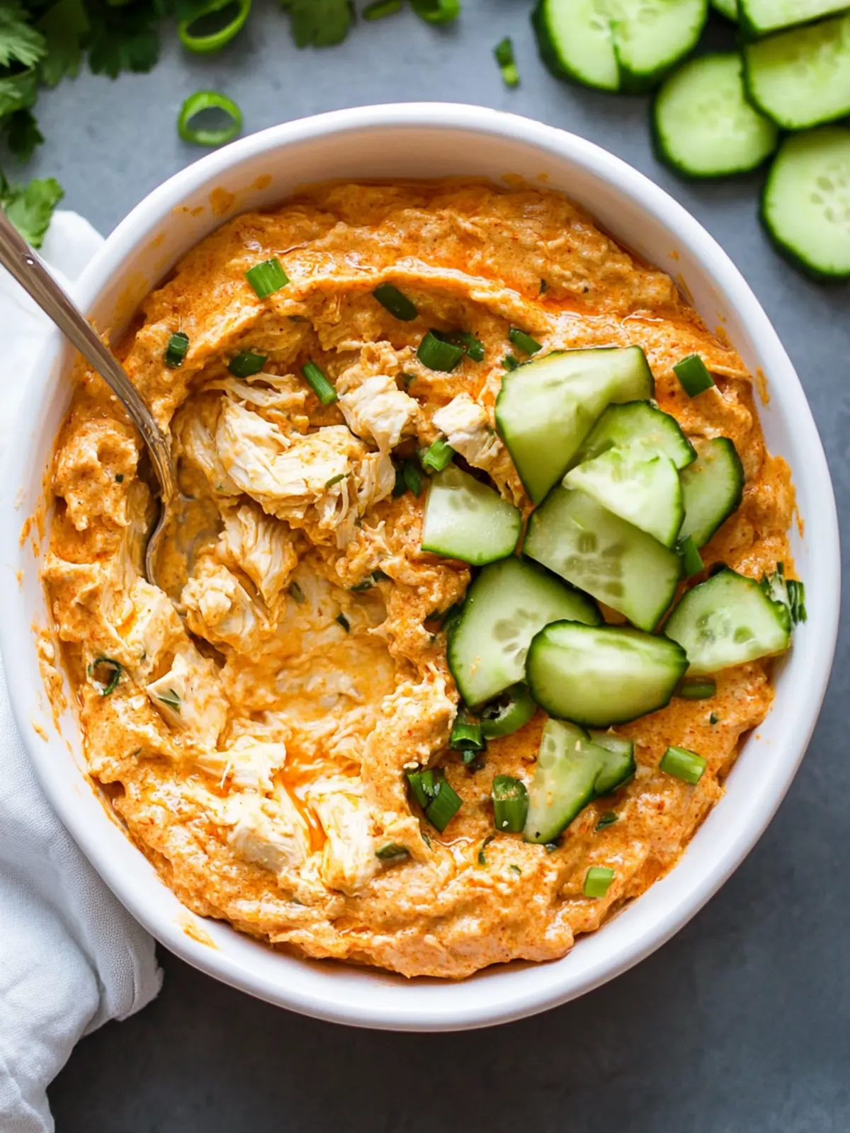 Dairy-Free Healthy Buffalo Chicken Dip Everyone Will Love 4 Dairy-Free Healthy Buffalo Chicken Dip