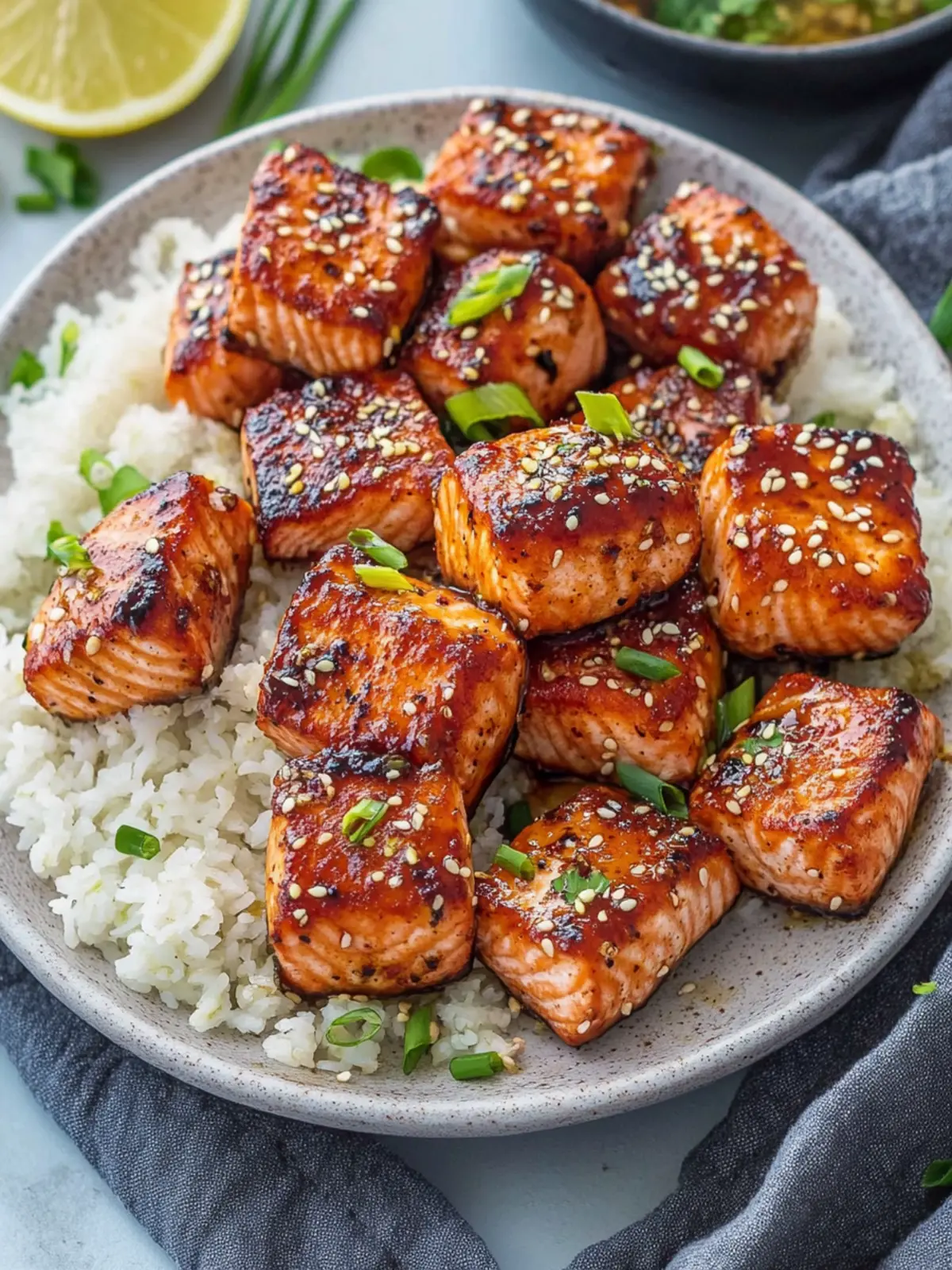Savory Honey Garlic Salmon Bites Ready in Just 25 Minutes 2 Honey Garlic Salmon Bites