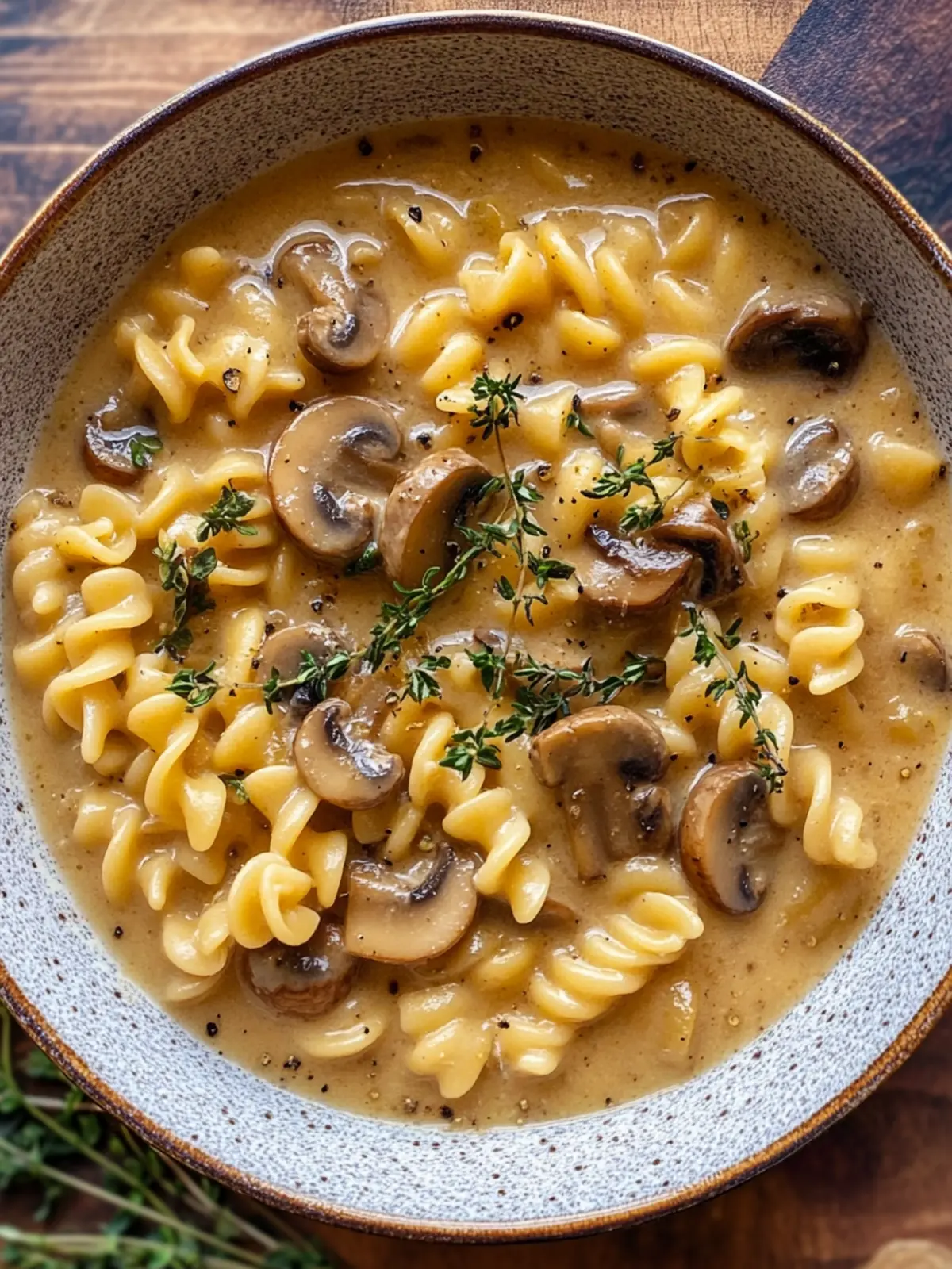 Creamy Mushroom Pasta Soup: Your Cozy Dinner Solution 4 Creamy Mushroom Pasta Soup