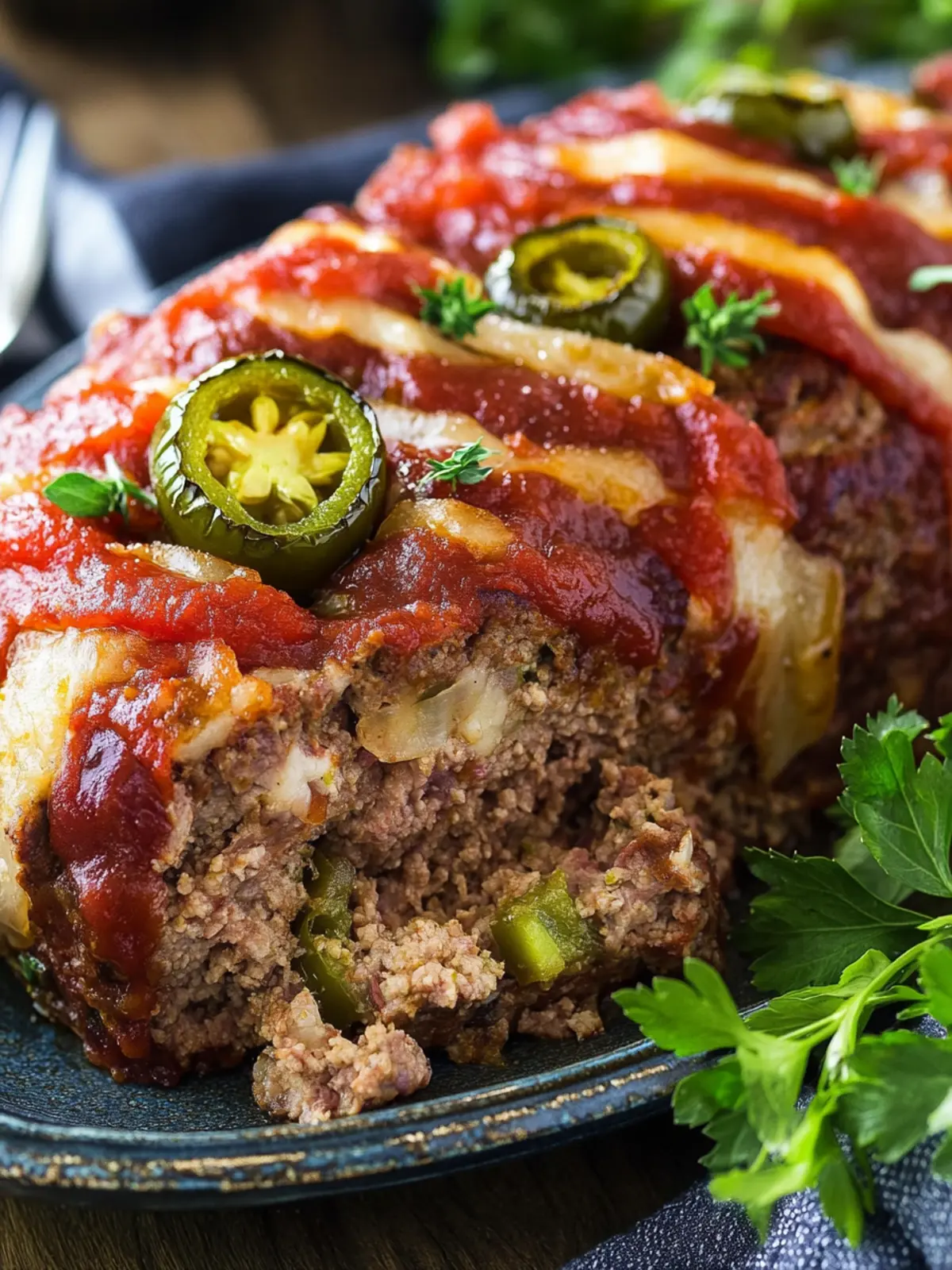 Jalapeno Popper Stuffed Meatloaf for a Flavor Explosion! 2 Jalapeno Popper Stuffed Meatloaf