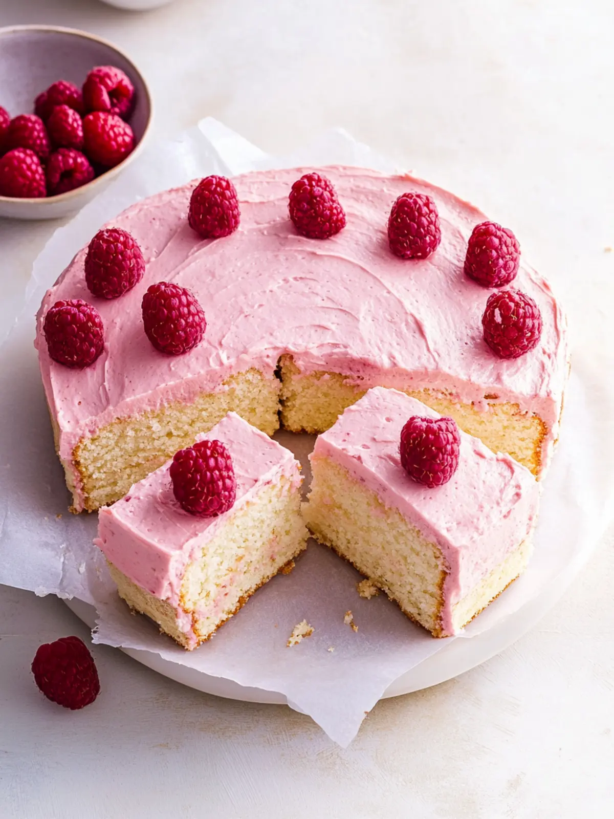 Irresistible Almond Raspberry Cake for Sweet Celebrations 3 Almond Raspberry Cake