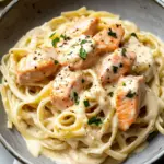 Indulge in Salmon Pasta with a Creamy Garlic Sauce Tonight 44 Salmon Pasta with a Creamy Garlic Sauce