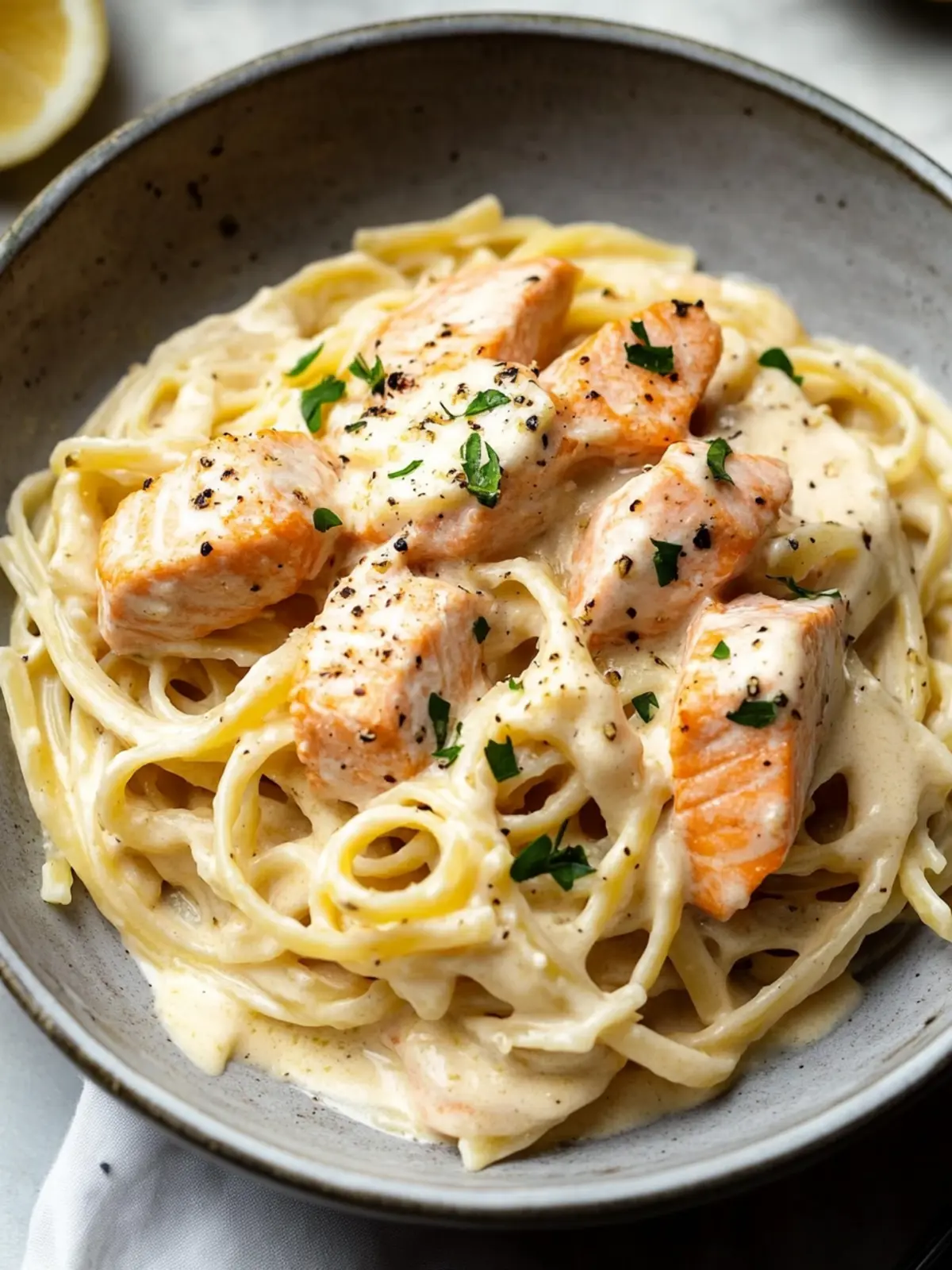 Indulge in Salmon Pasta with a Creamy Garlic Sauce Tonight 5 Salmon Pasta with a Creamy Garlic Sauce