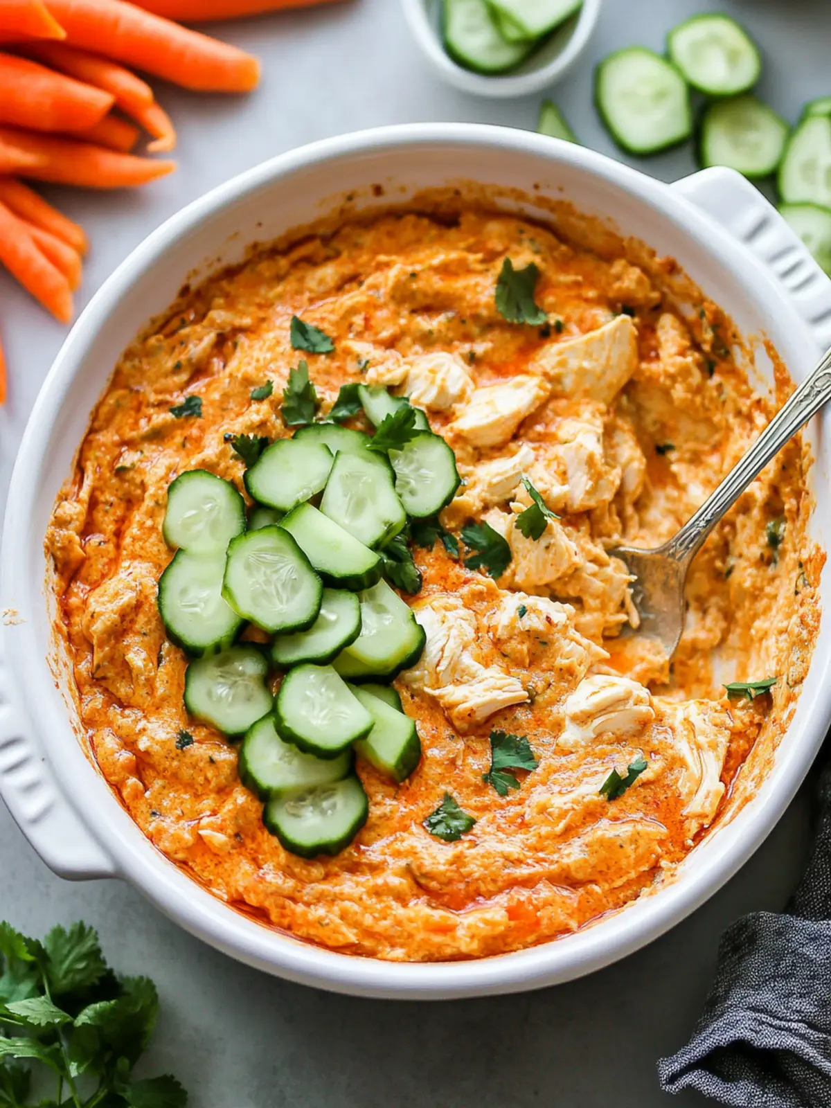 Dairy-Free Healthy Buffalo Chicken Dip Everyone Will Love 5 Dairy-Free Healthy Buffalo Chicken Dip