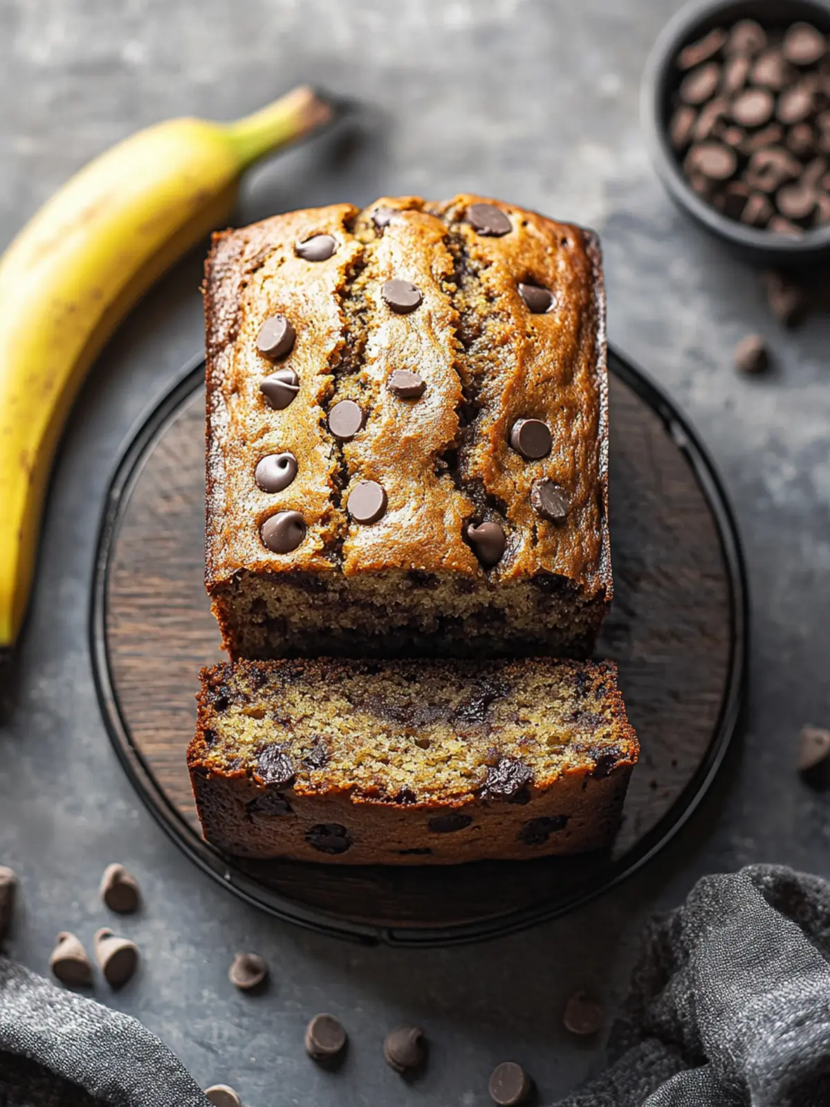 Moist Chocolate Chip Banana Bread for Irresistibly Soft Slices 2 Moist Chocolate Chip Banana Bread