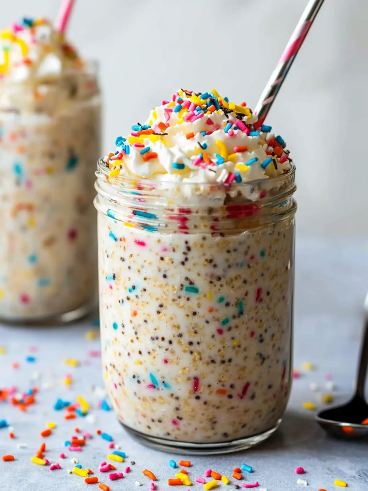Birthday Cake Overnight Oats for a Sweet Morning Boost 3 Birthday Cake Overnight Oats