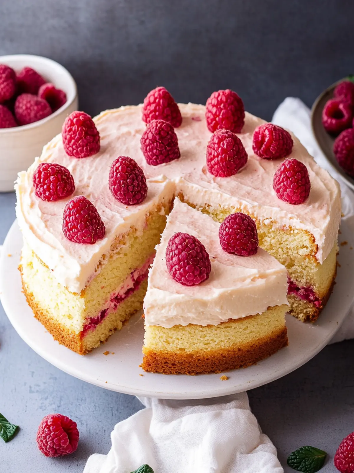 Irresistible Almond Raspberry Cake for Sweet Celebrations 4 Almond Raspberry Cake