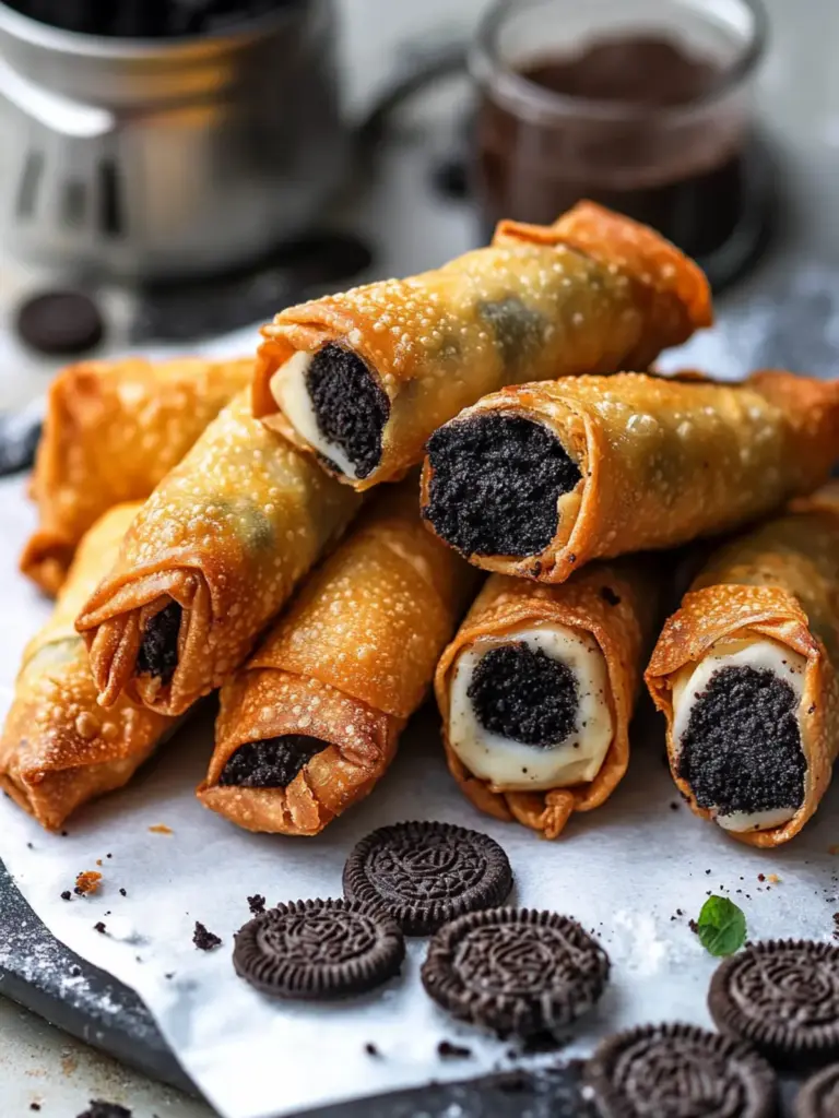 Oreo Egg Rolls