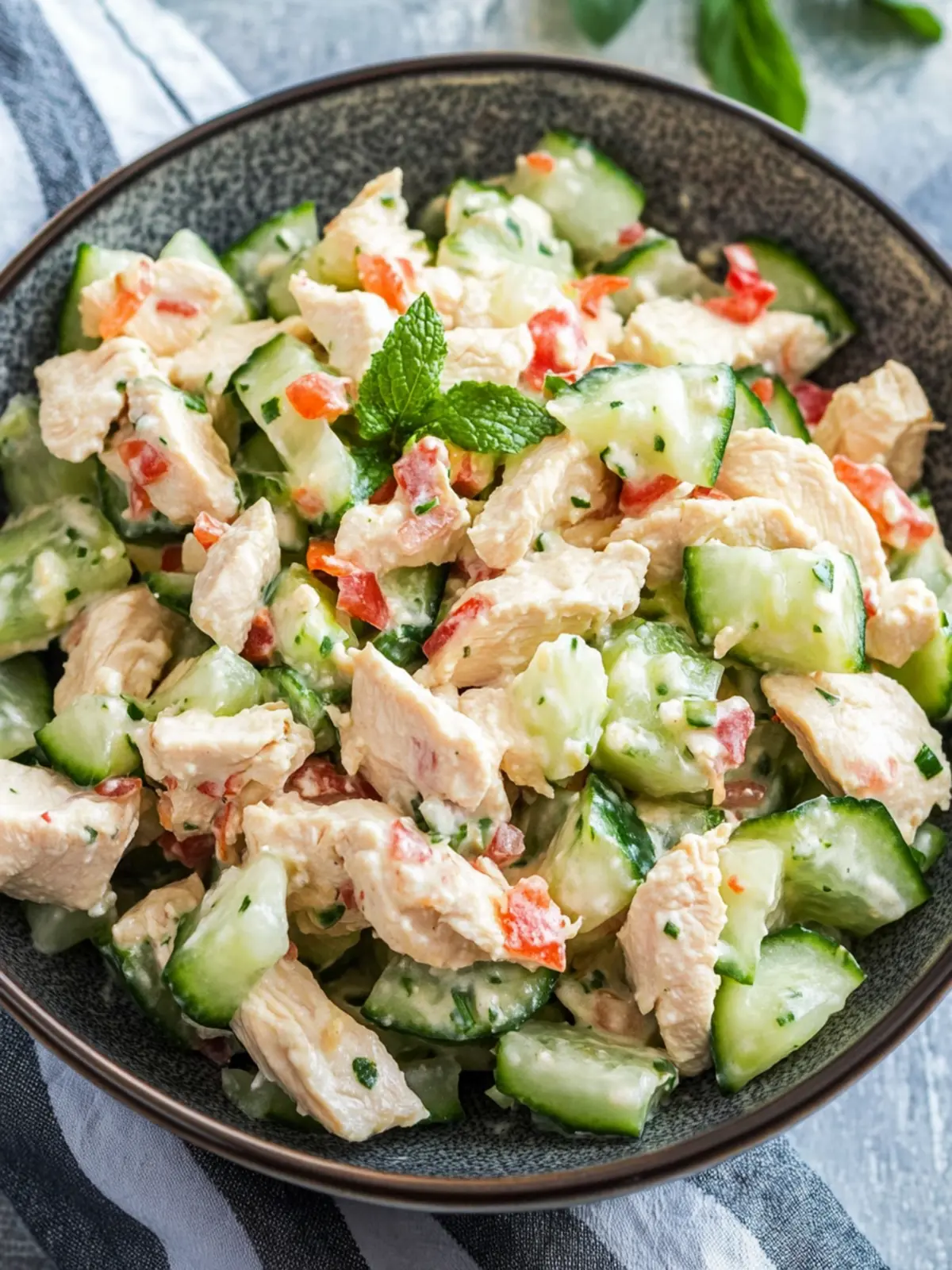 Delicious Cold Cucumber Chicken Salad for a Fresh Twist 3 Cold Cucumber Chicken Salad