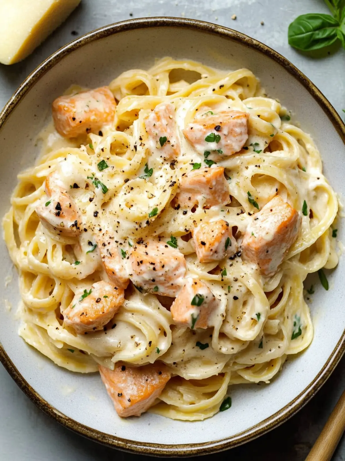 Indulge in Salmon Pasta with a Creamy Garlic Sauce Tonight 4 Salmon Pasta with a Creamy Garlic Sauce