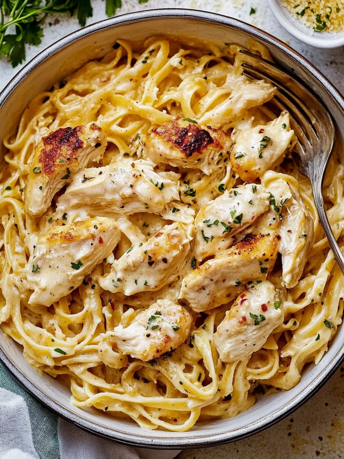 Creamy Chicken Pasta That's Ready in 30 Minutes or Less 5 Creamy Chicken Pasta