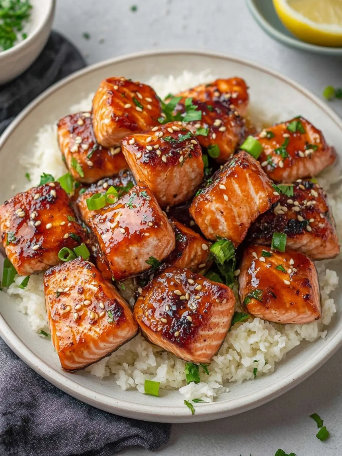 Savory Honey Garlic Salmon Bites Ready in Just 25 Minutes 4 Honey Garlic Salmon Bites