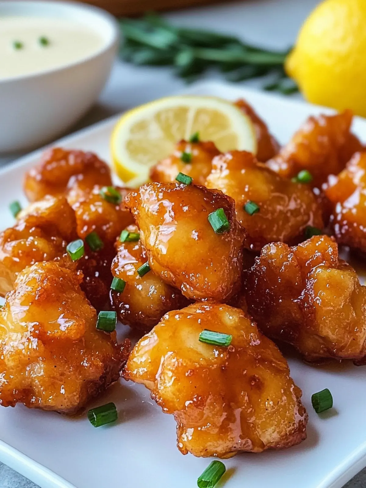 Crispy Air Fryer Hot Honey Lemon Chicken Bites You’ll Love 2 Air Fryer Hot Honey Lemon Chicken Bites