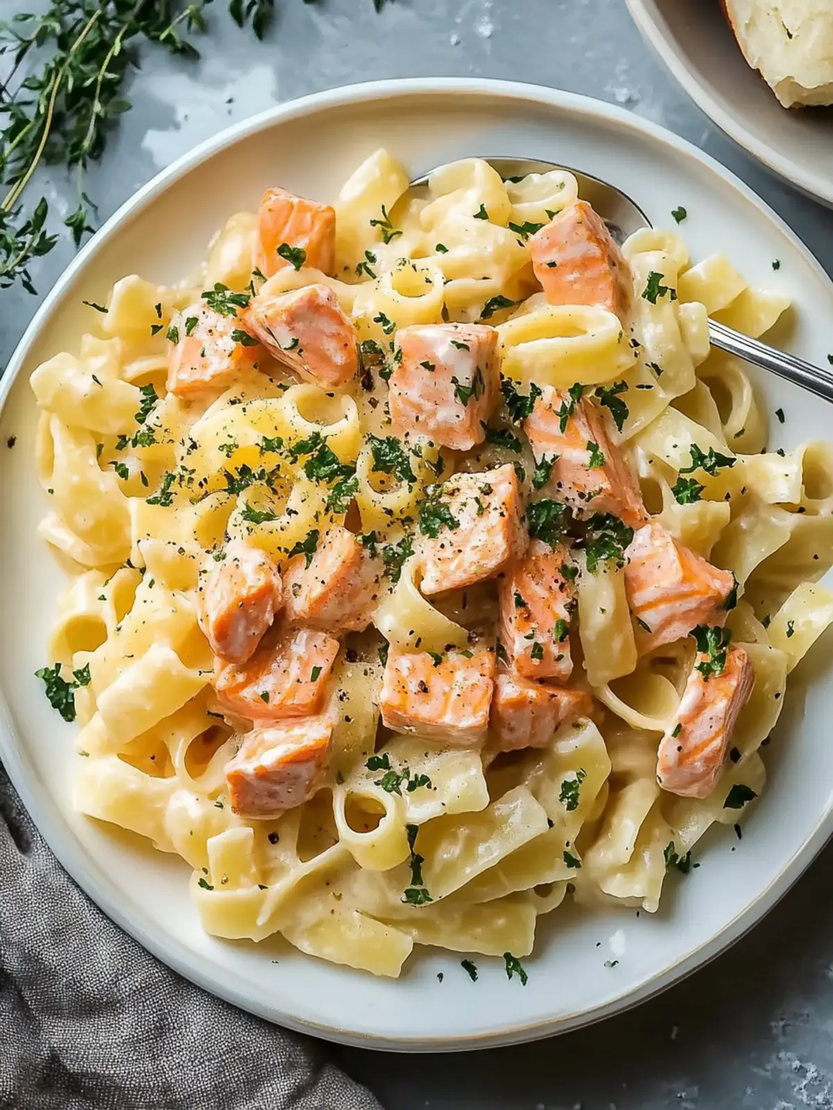 Light and Flavorful Tasty Salmon Pasta in Just 30 Minutes 2 Tasty Salmon Pasta