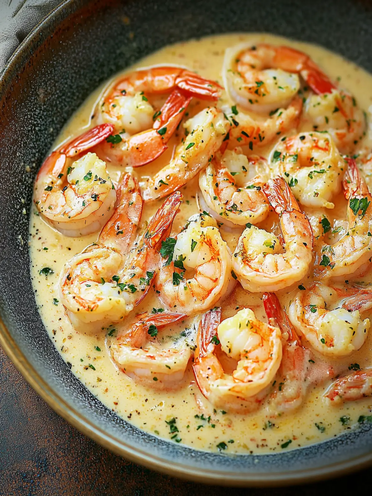 Creamy Garlic Shrimp: A 15-Minute Dinner Delight 2 Creamy Garlic Shrimp