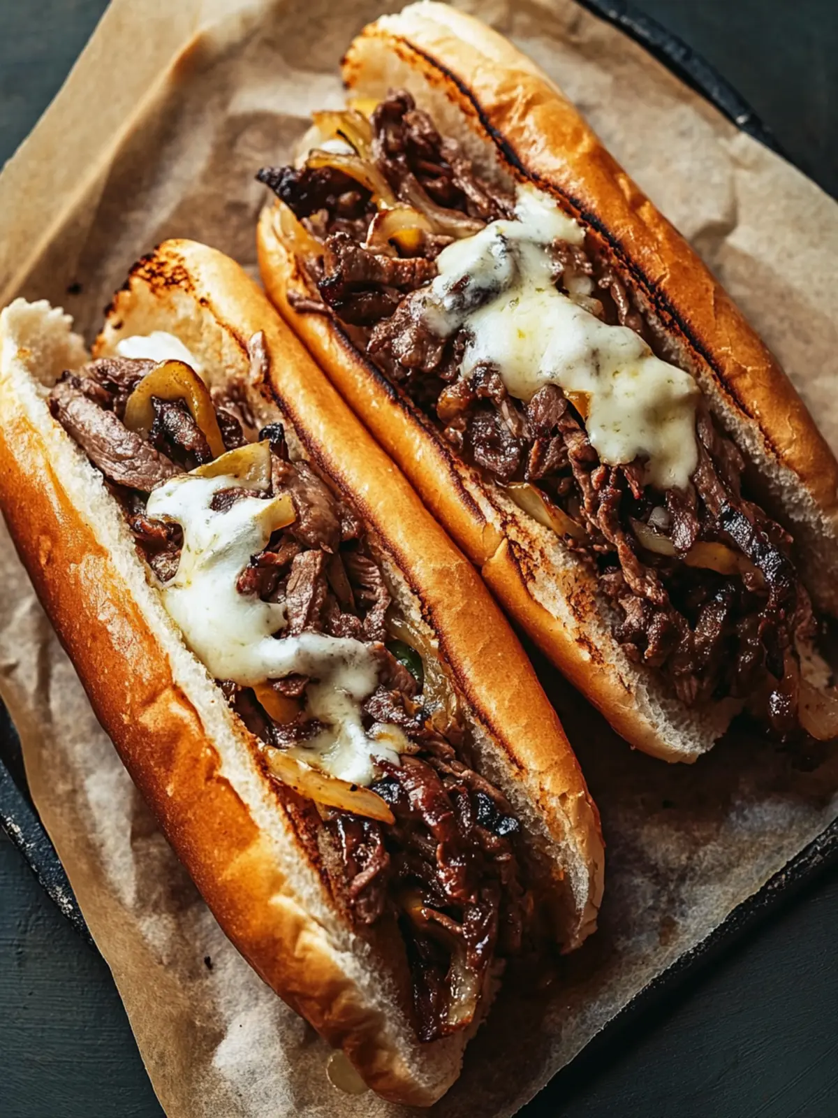 Irresistible Philly Cheesesteak with Creamy Garlic Mayo 5 Philly Cheesesteak