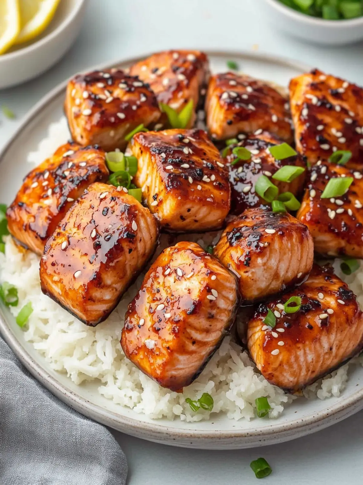 Savory Honey Garlic Salmon Bites Ready in Just 25 Minutes 5 Honey Garlic Salmon Bites