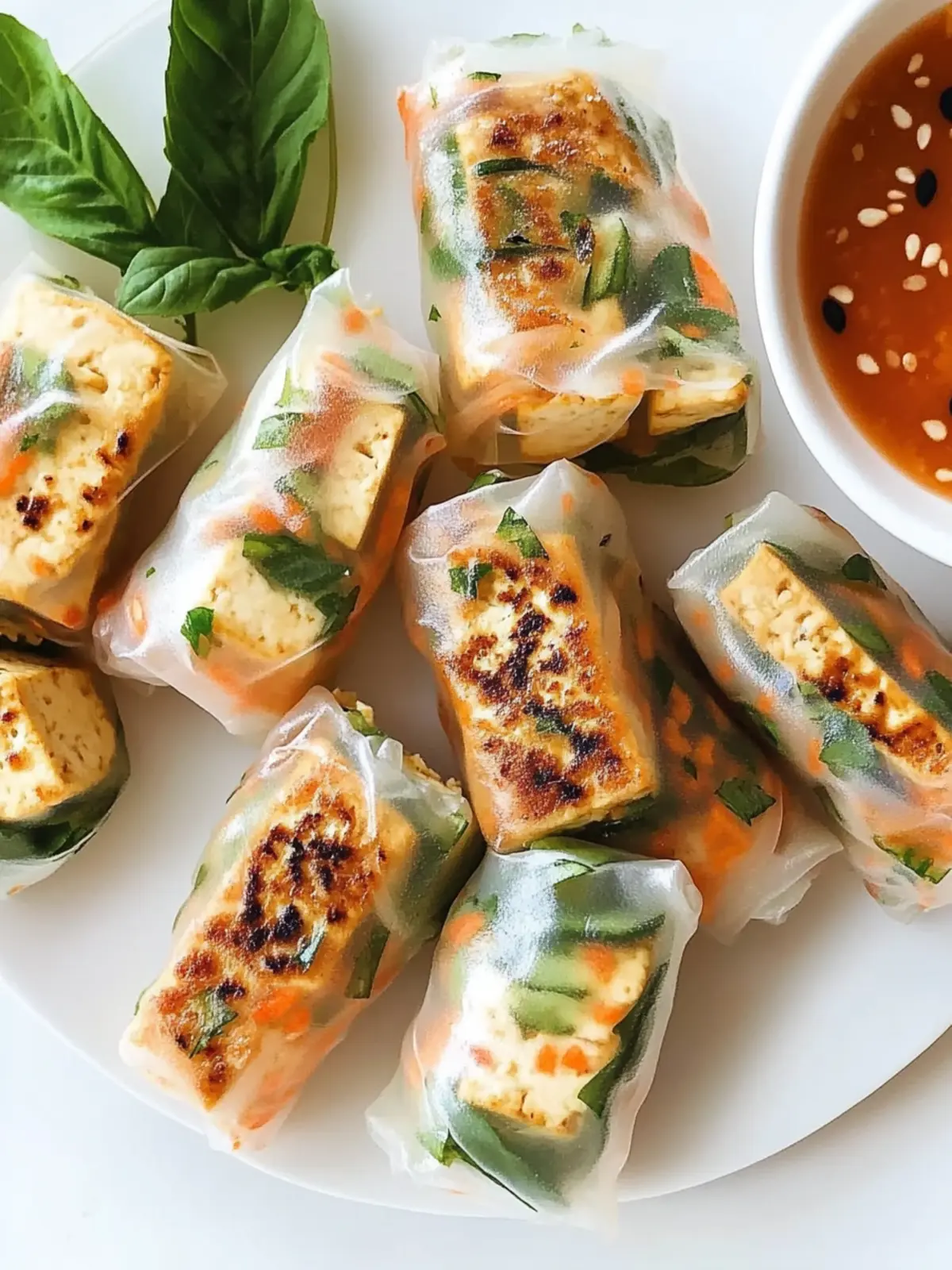 Healthy Tofu Spring Rolls That Brighten Your Snack Game 4 Healthy Tofu Spring Rolls