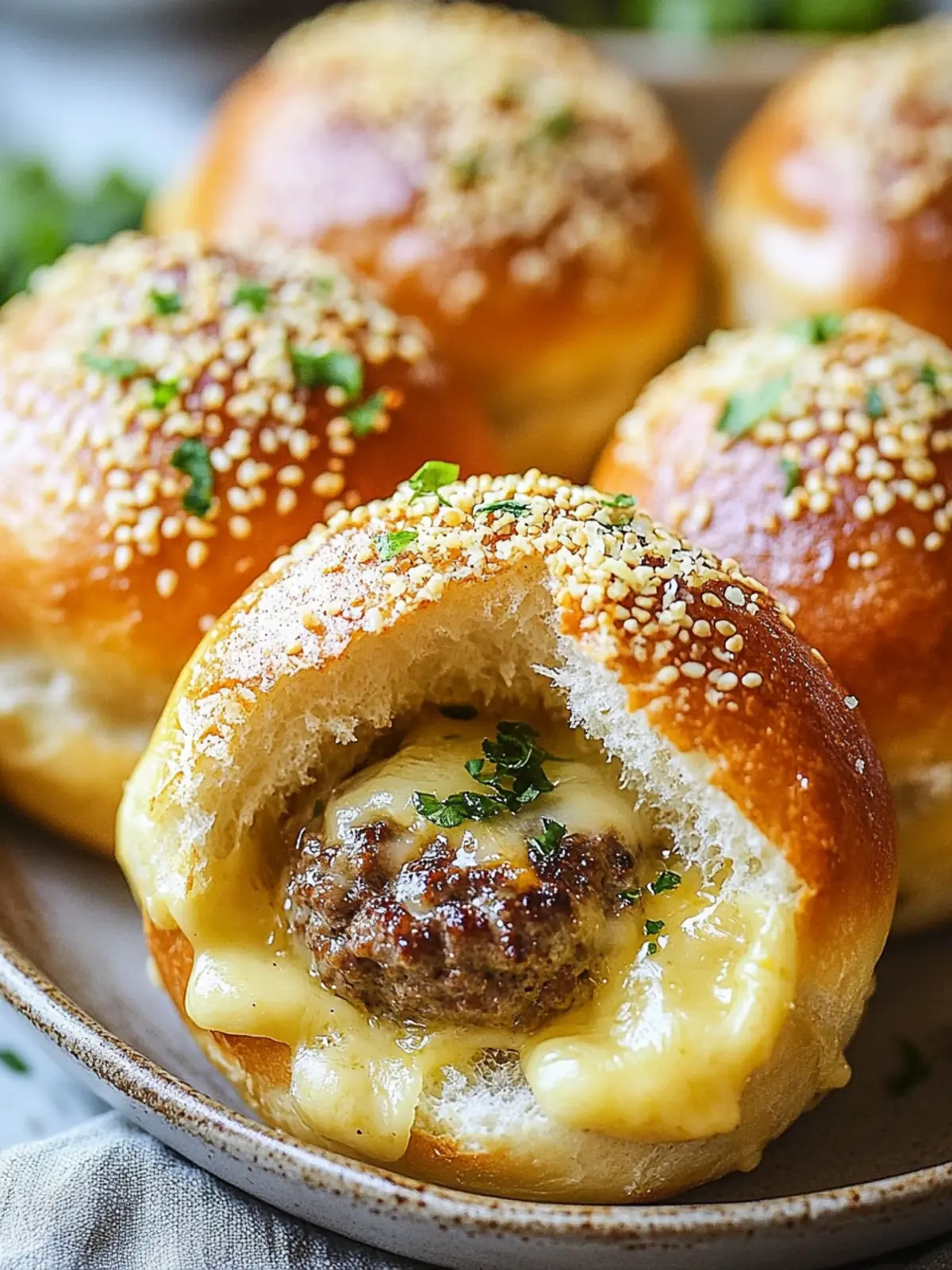 Garlic Parmesan Cheeseburger Bombs That Wow Your Taste Buds 4 Garlic Parmesan Cheeseburger Bombs